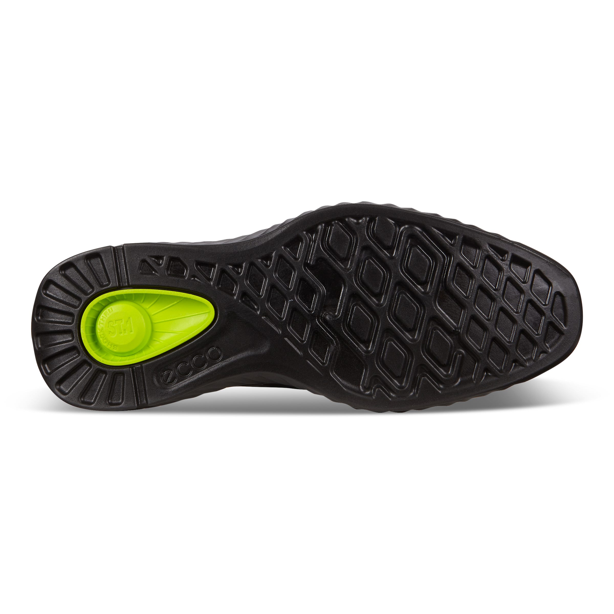 ECCO ST.1 Hybrid Lite メンズ レザーダービーシューズ - ブラック - Sole