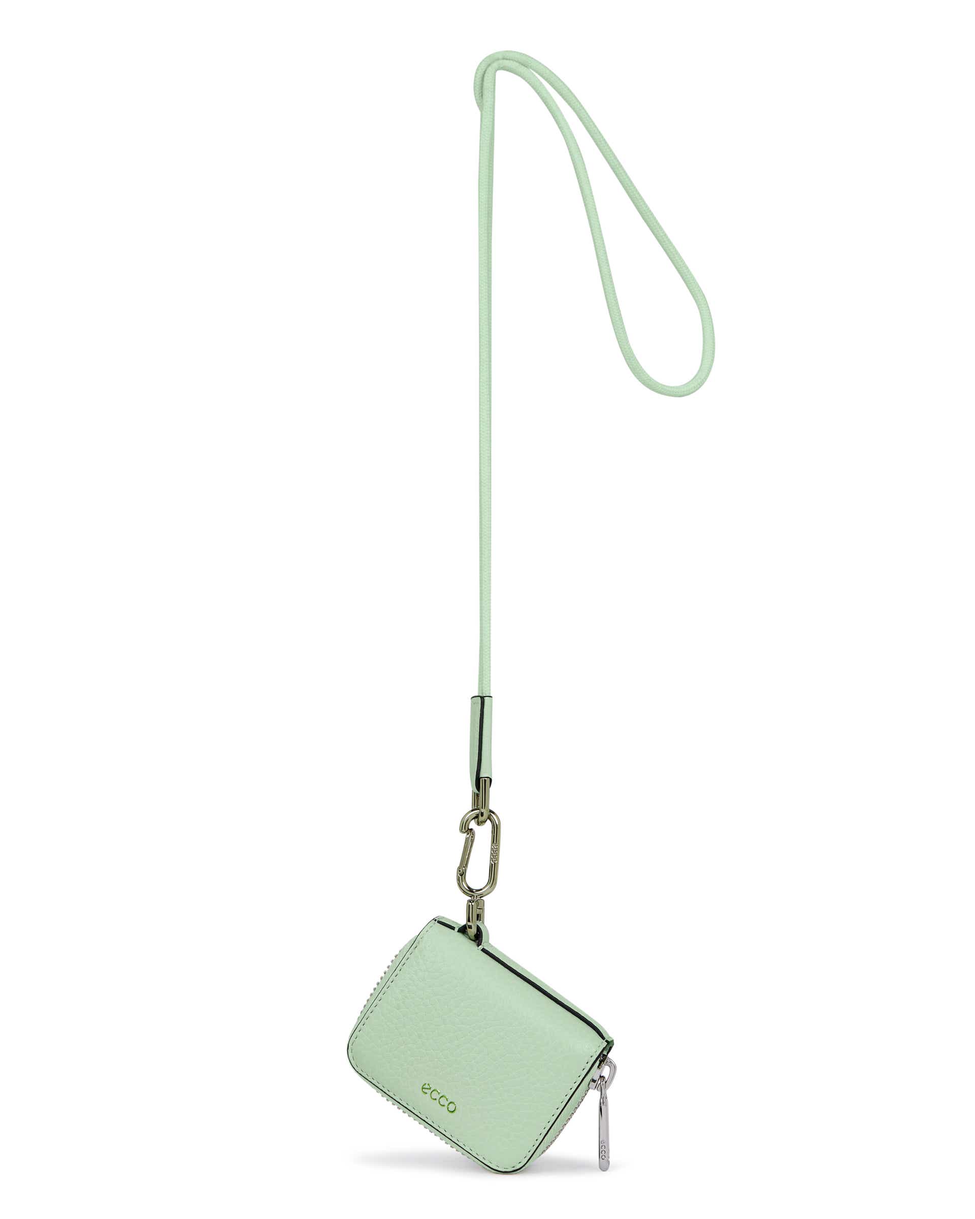 ECCO Pod Case Pro Pebbled レザーAirpodケース - グリーン - Main