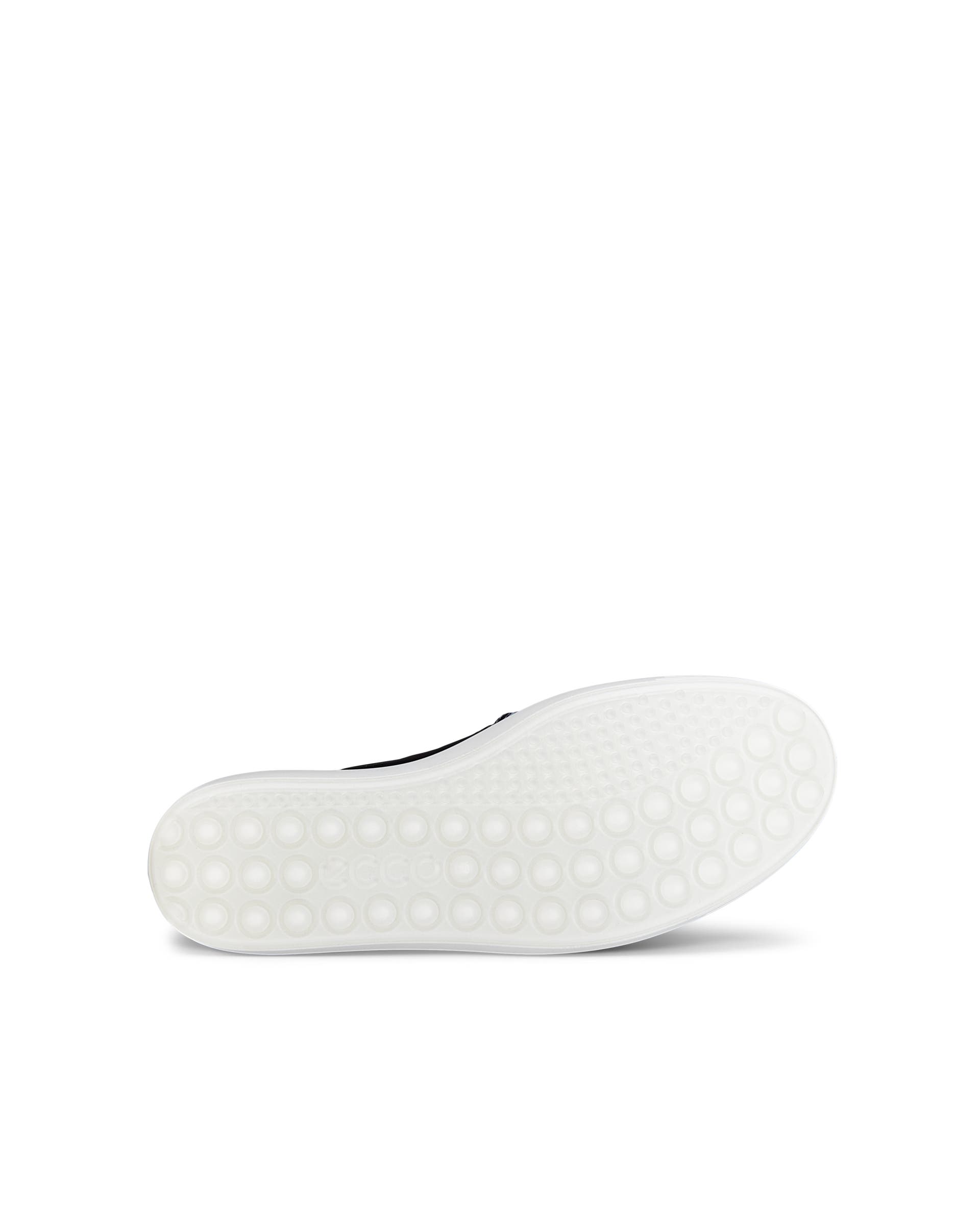 Women's ECCO® Soft 7 Leather Slip-On - Silver - Sole