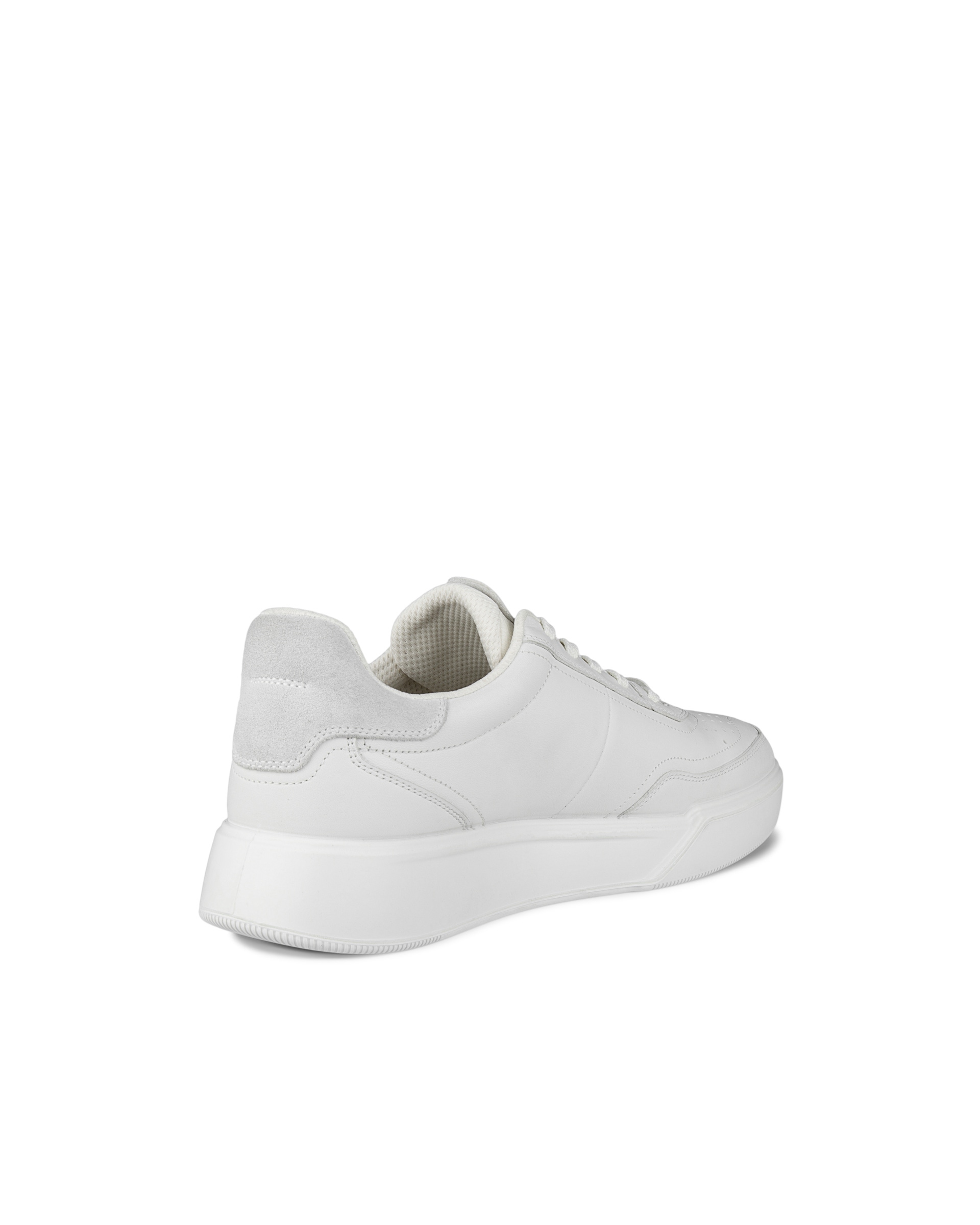 ECCO® Street Court nahast vabaajajalats meestele - Valge - Back
