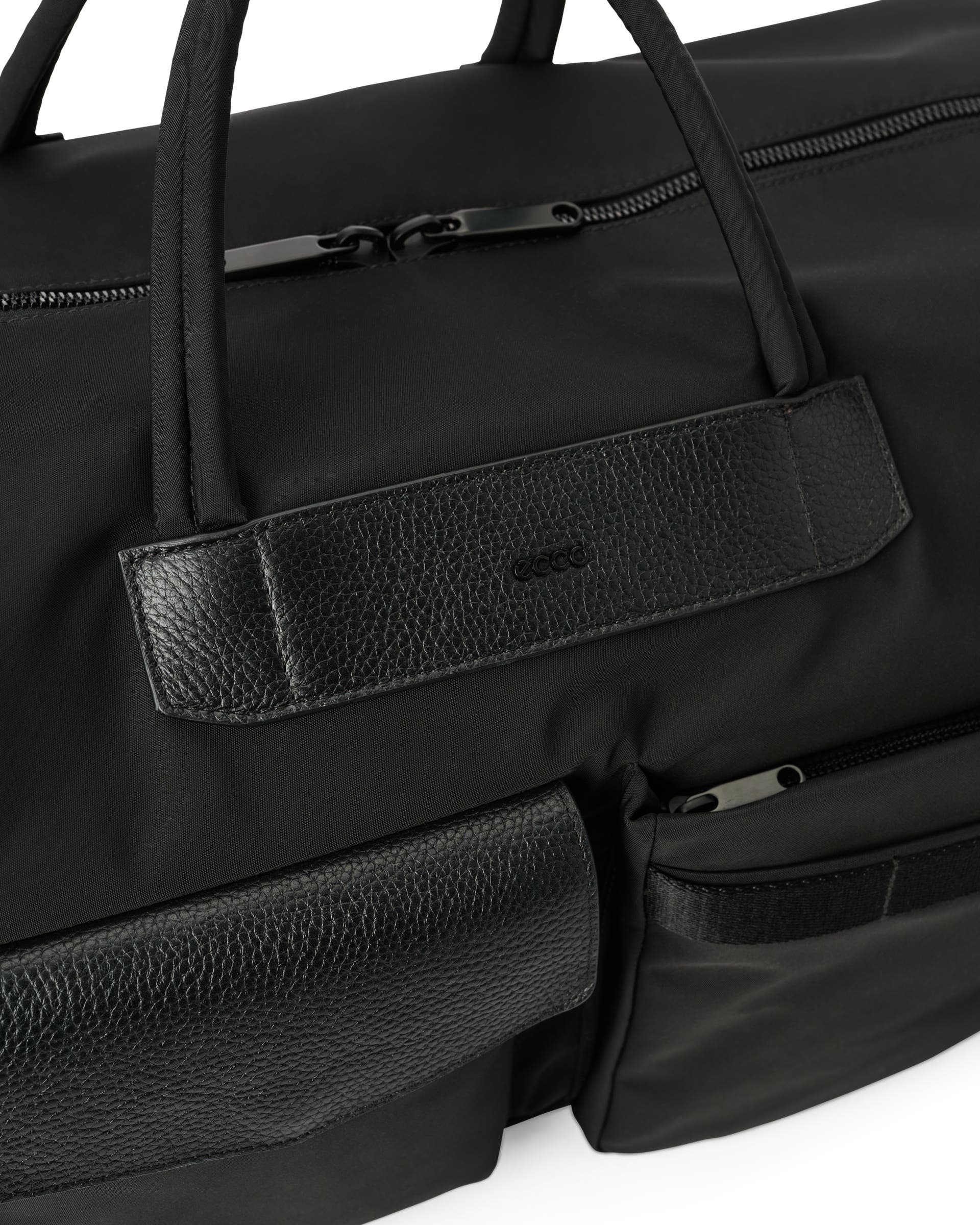 ECCO® Voyager - Leather Travel 48hr Weekender Bag - Black - Detail-2