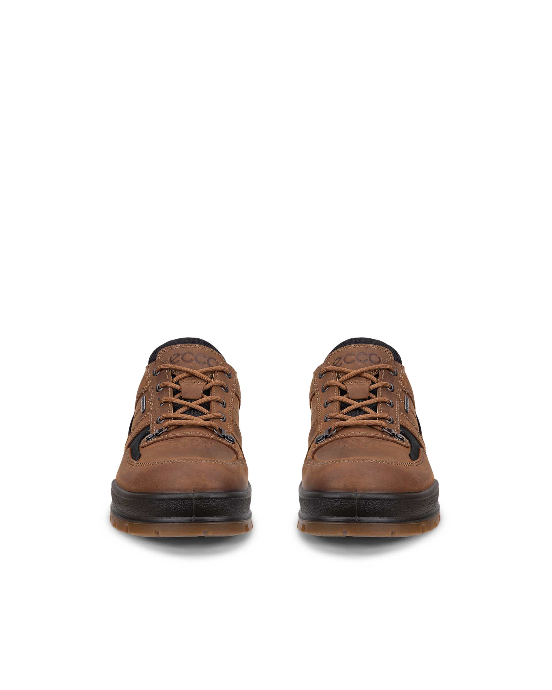 ECCO® TRACK 25 chaussures de plein air en nubuck Gore-Tex pour homme - Brun - Front pair