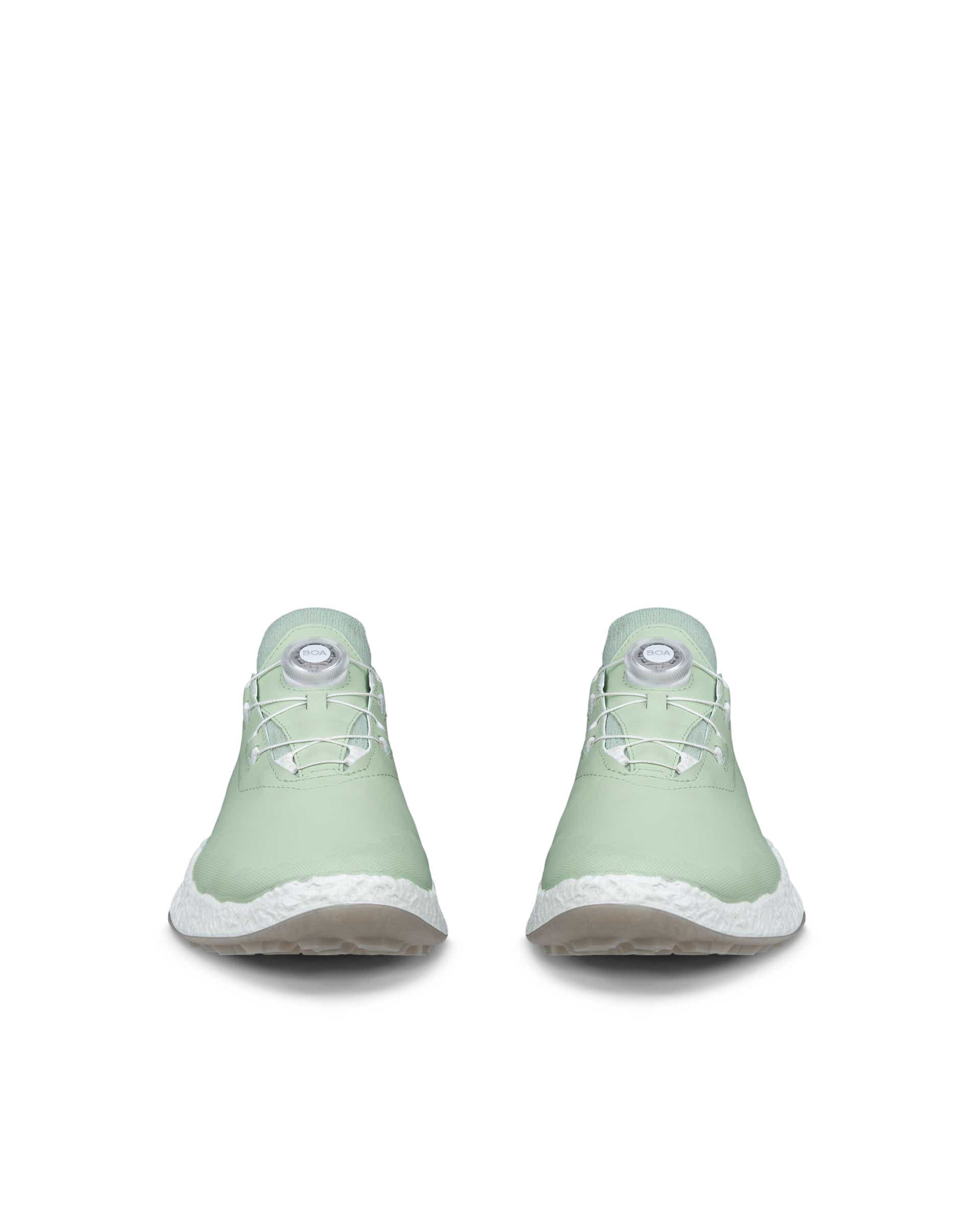 ECCO Golf BIOM H5 Hybrid Women ウィメンズ レザーウォータープルーフゴルフシューズ - グリーン - Front pair