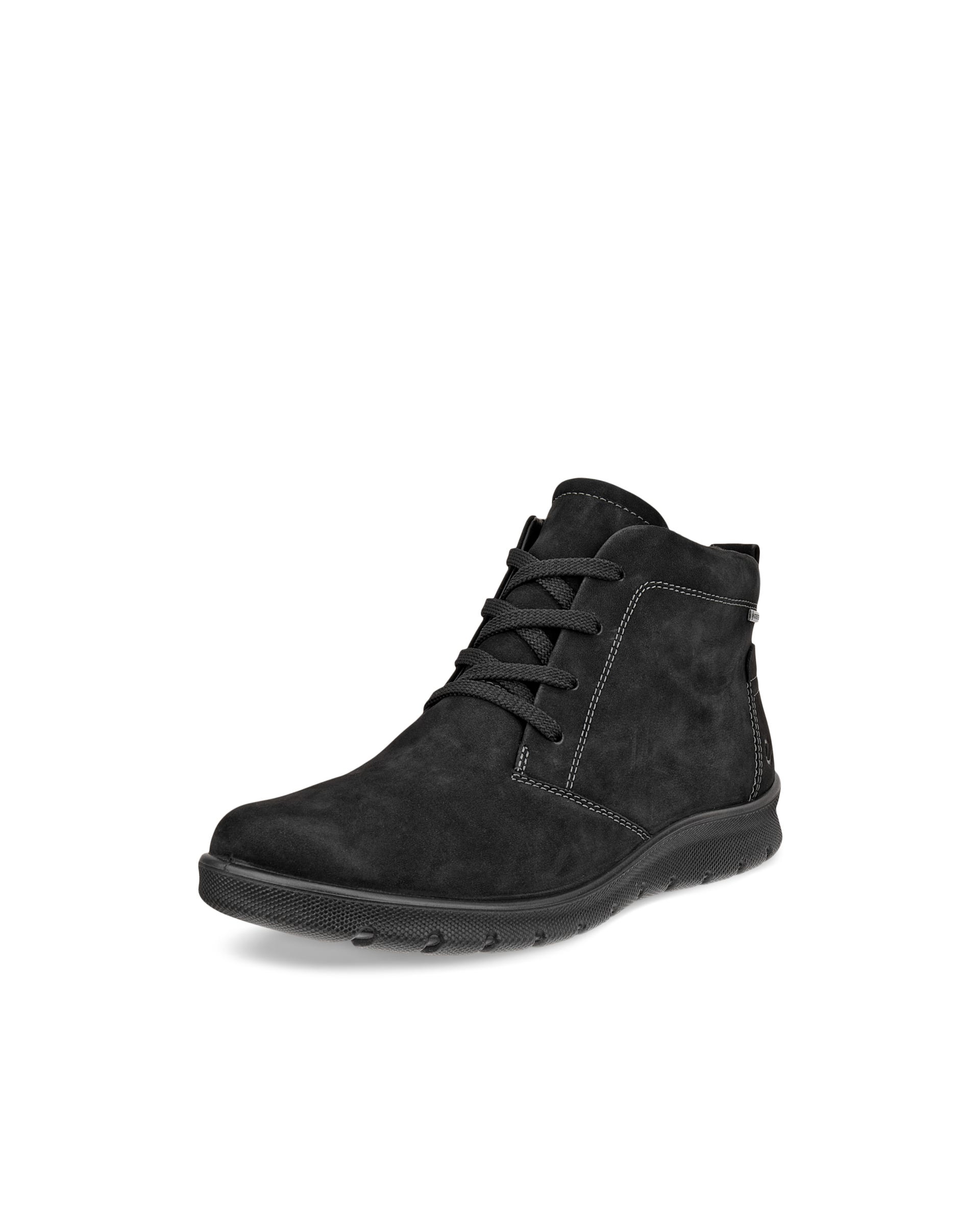 Women's ECCO® Babett Nubuck Gore-Tex Outdoor Ankle Boot - Black - Main