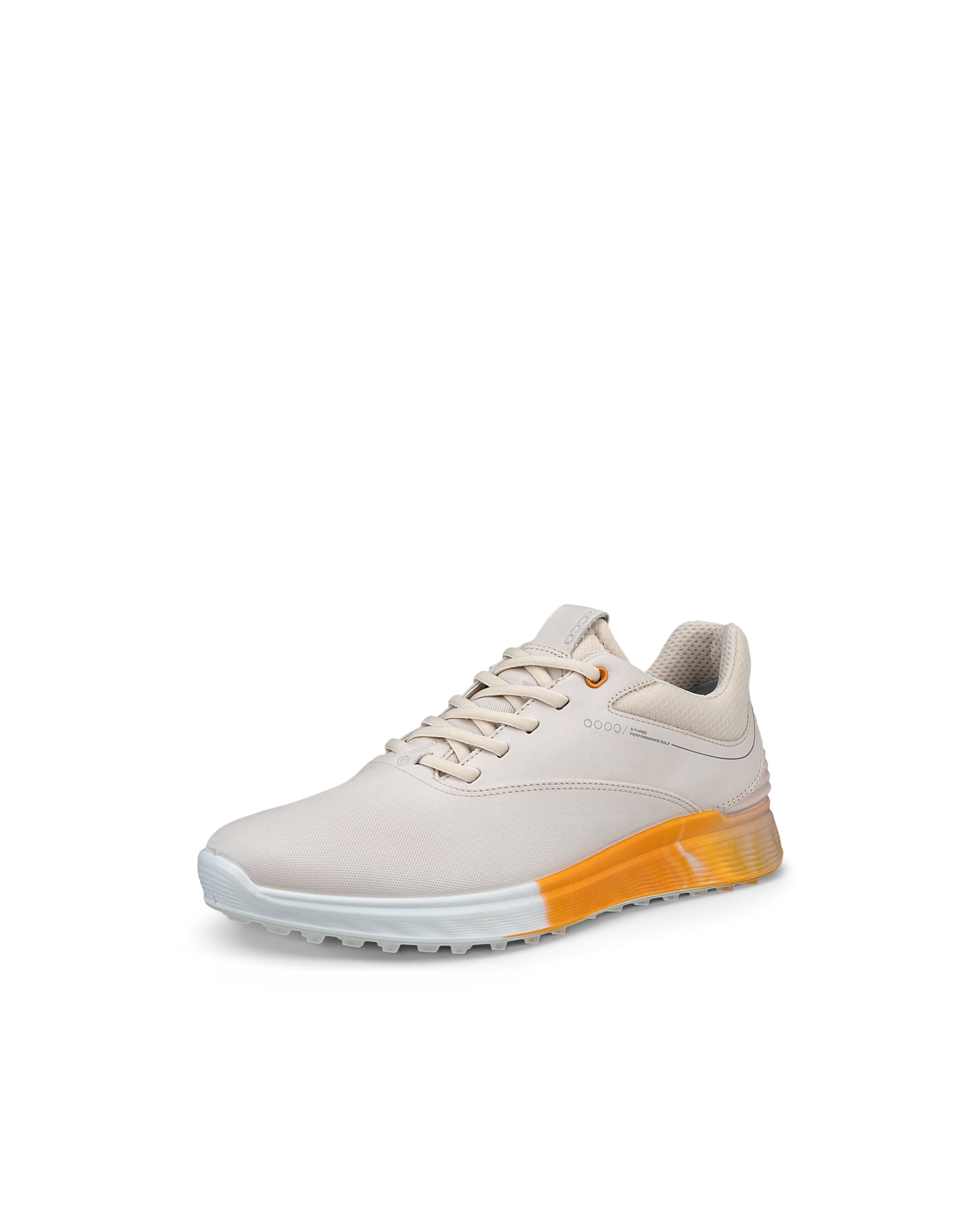 ECCO Golf S Three ウィメンズ レザーGore-Texゴルフシューズ - ベージュ - Main