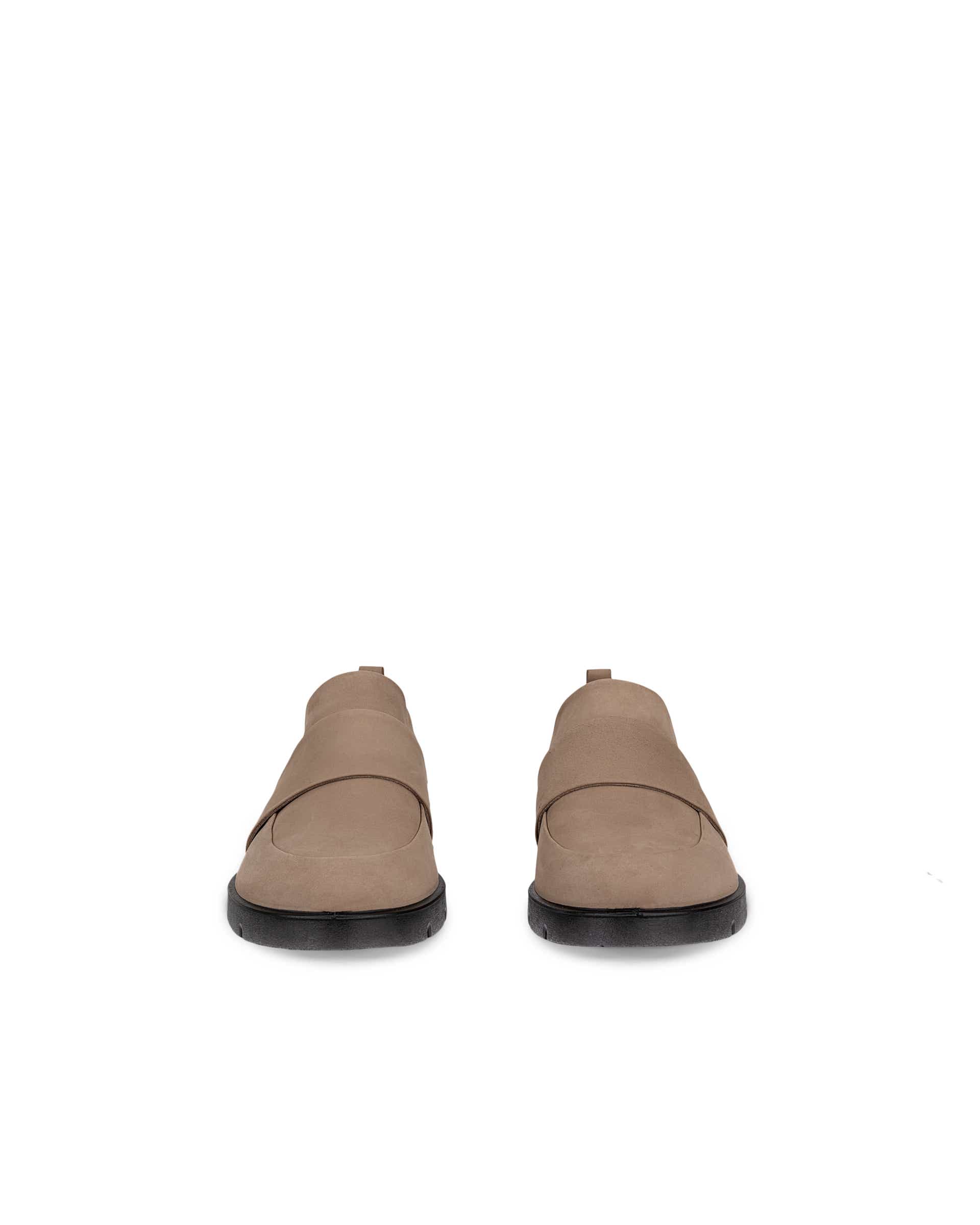 ECCO® BELLA dames nubuck loafer - Bruin - Front pair