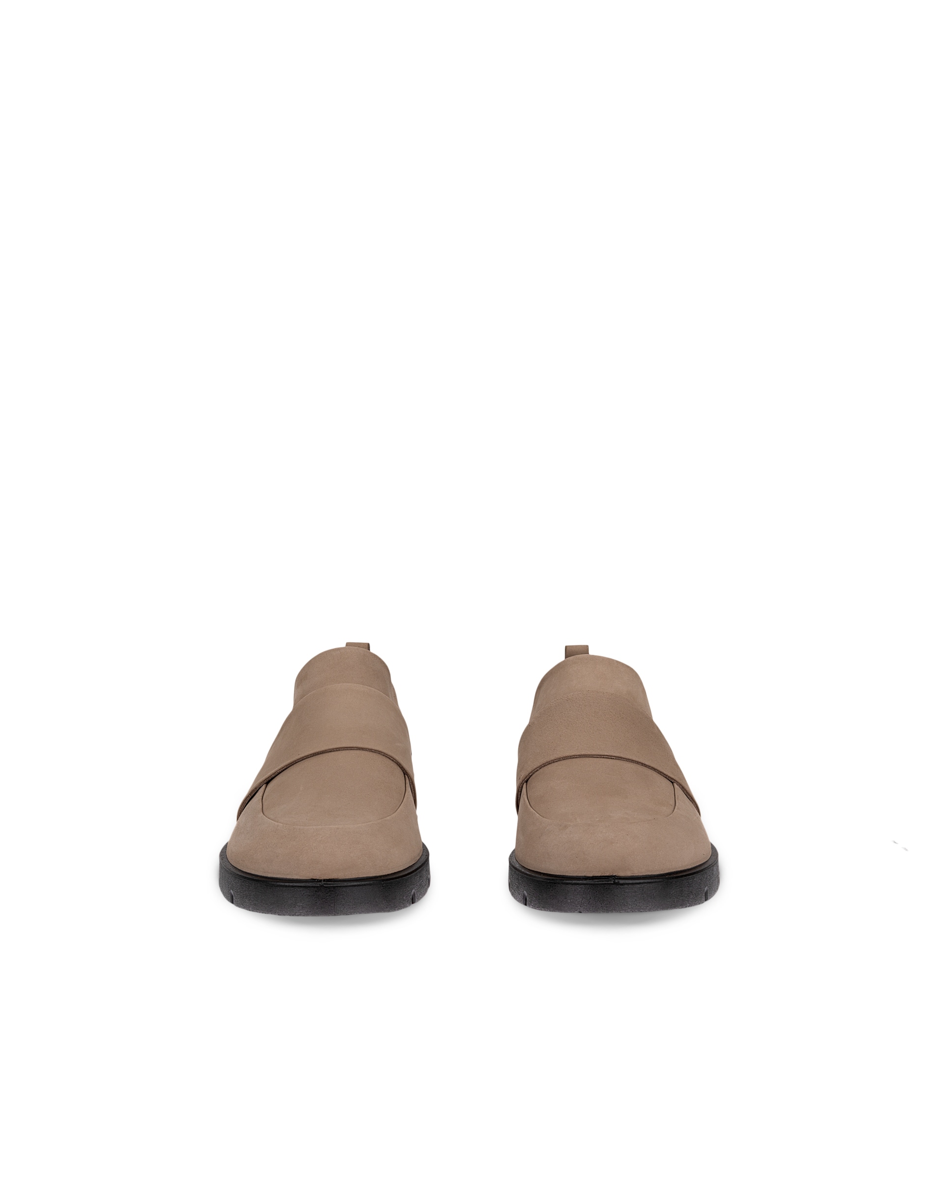 ECCO® BELLA Damen Nubuk-Loafer - Braun - Front pair