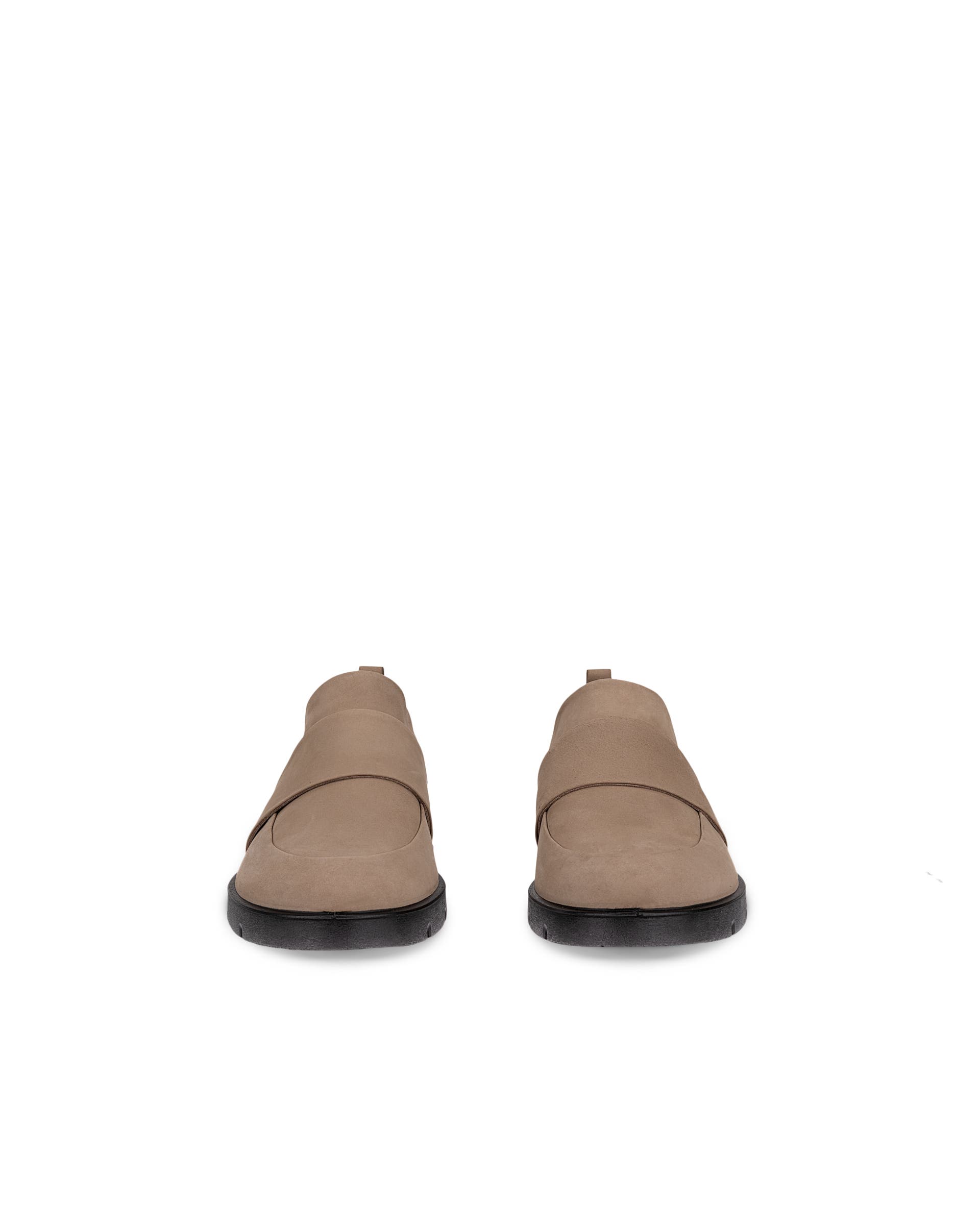 ECCO® BELLA dames nubuck loafer - Bruin - Front pair