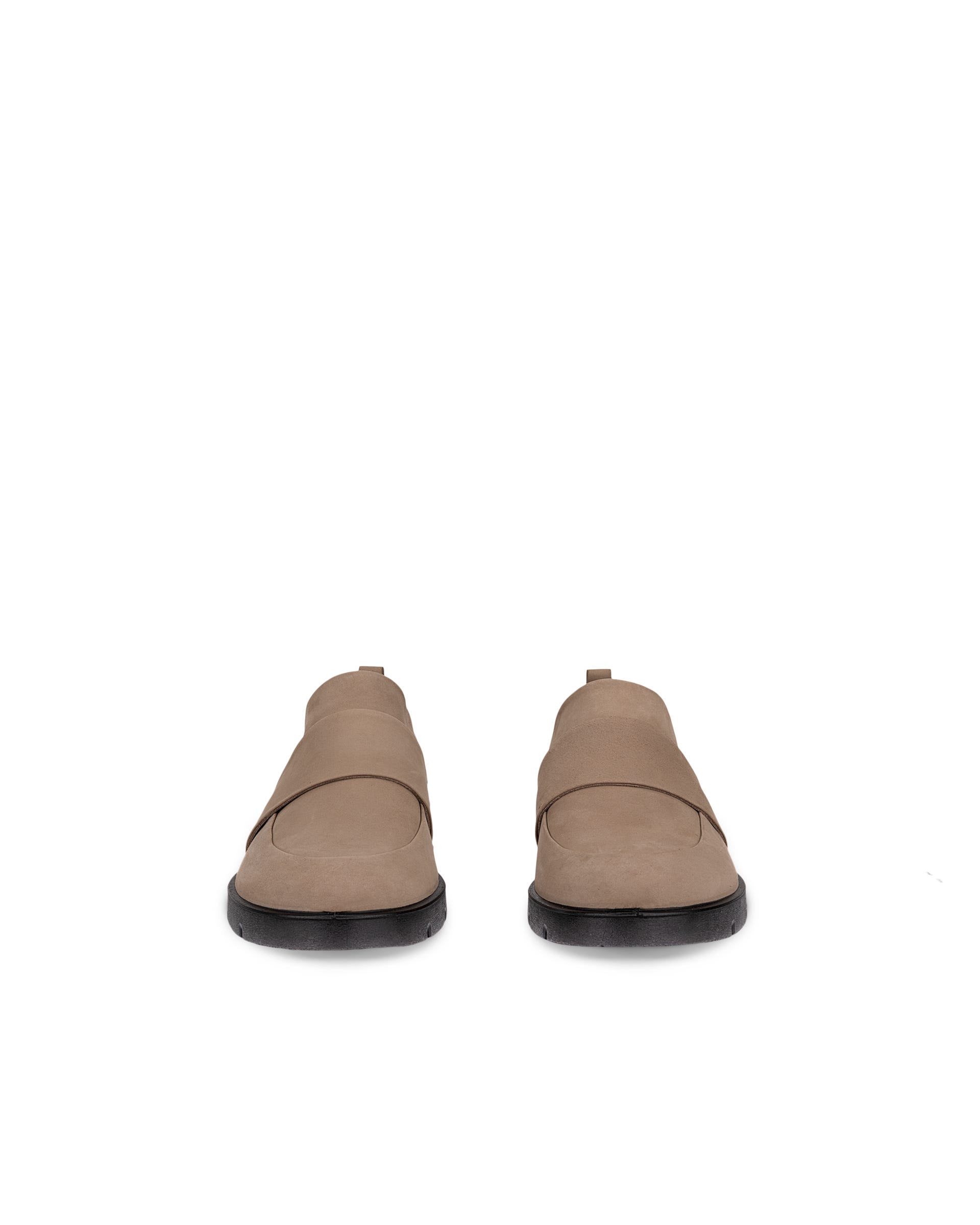 ECCO® BELLA dames nubuck loafer - Bruin - Front pair