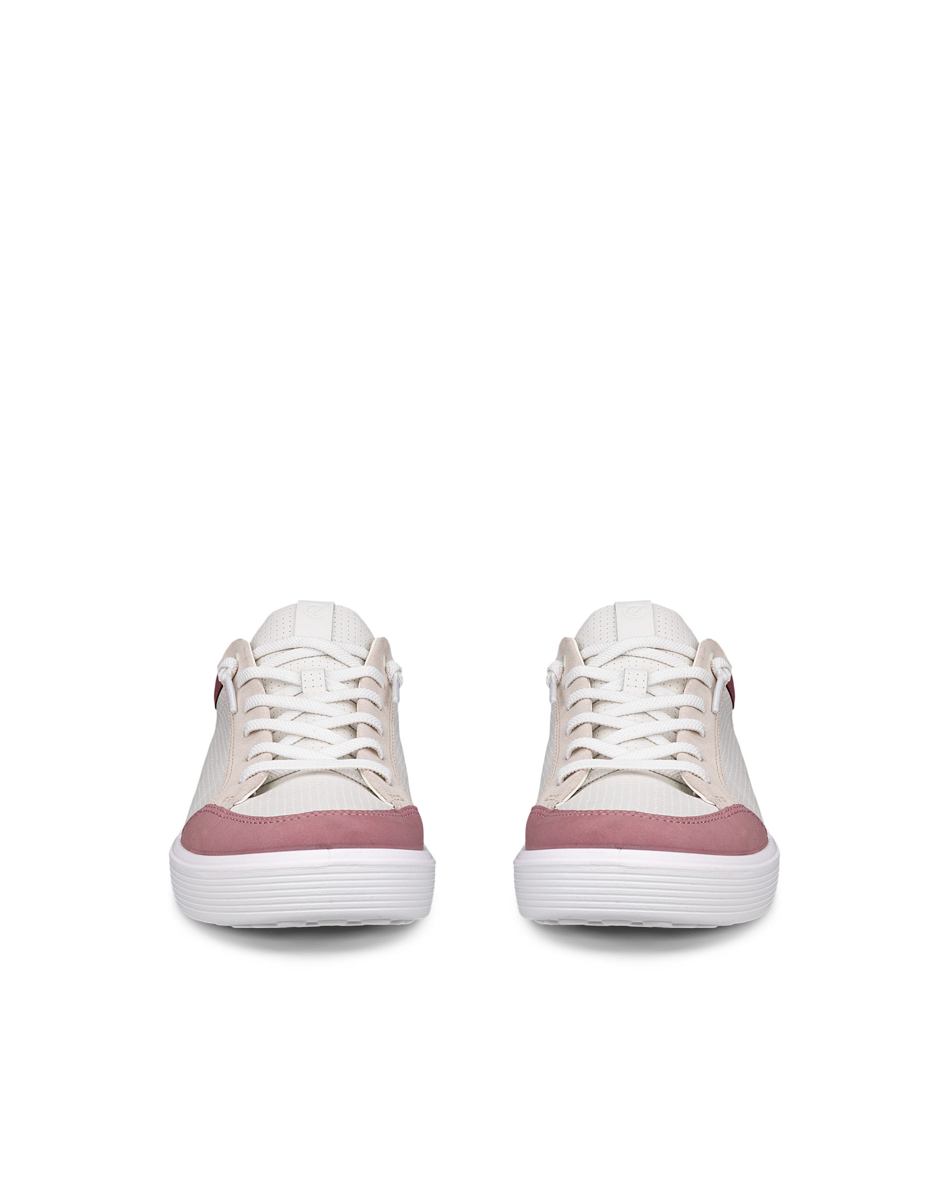 Women's ECCO® Soft 60 Leather Sneaker - White - Front pair