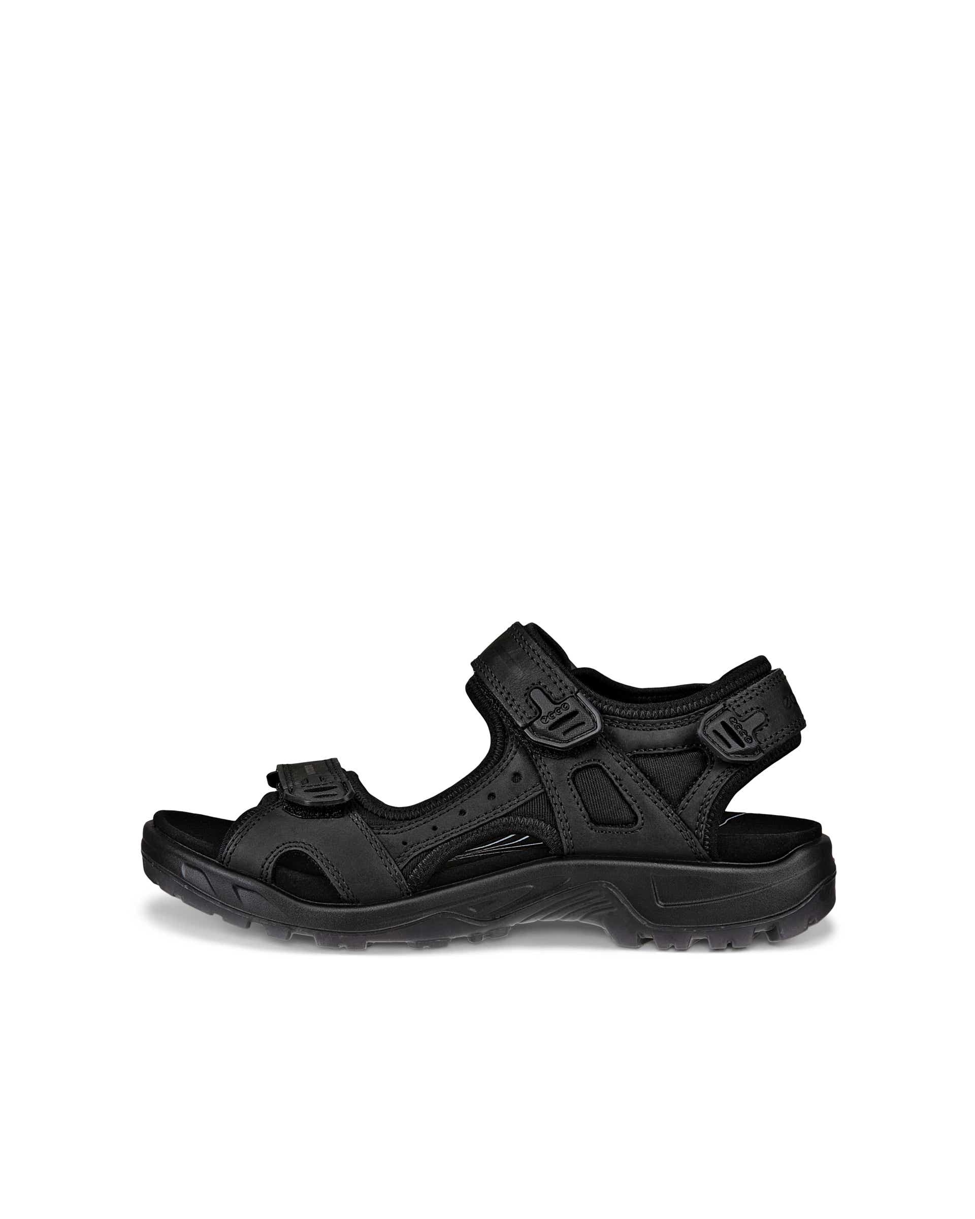 Męskie nubukowe sandały outdoor ECCO® OFFROAD - Czarny - Outside