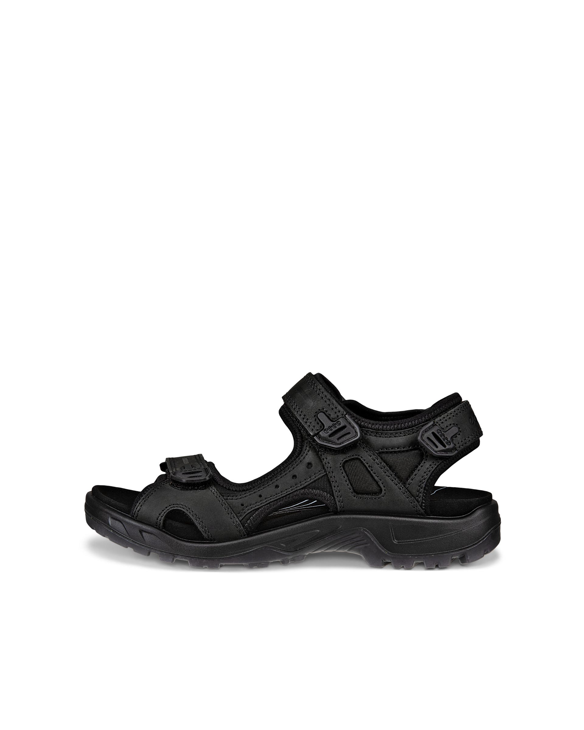Męskie nubukowe sandały outdoor ECCO® OFFROAD - Czarny - Outside