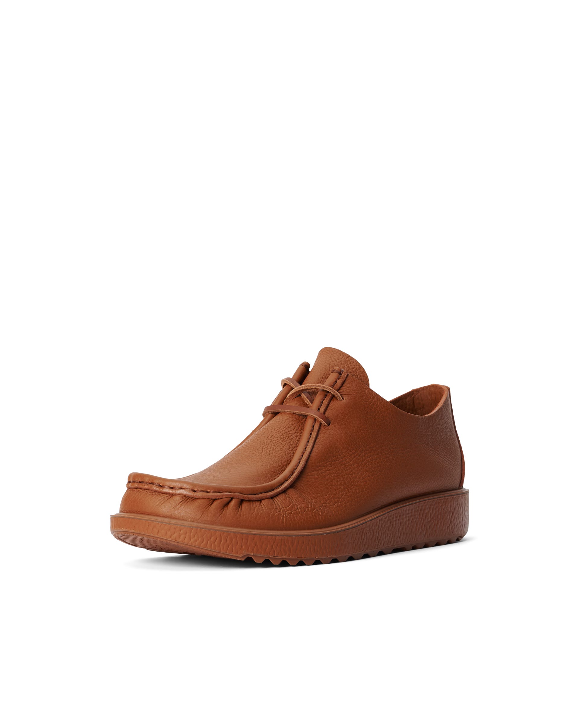ECCO®.Kollektive Joke Leather Lace Shoe - Brown - Main
