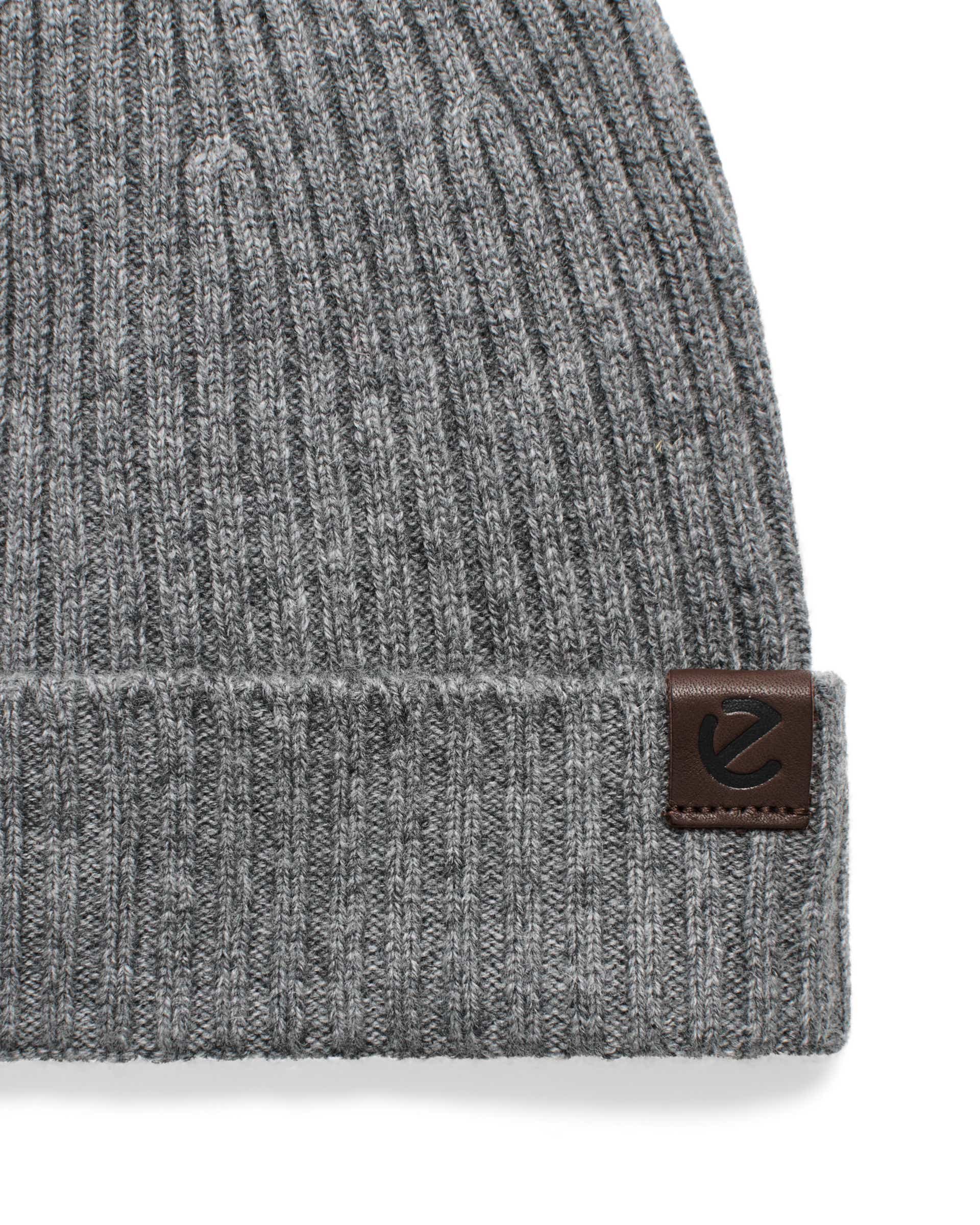 Damska czapka beanie ECCO® Classic - Szary - Detail-1