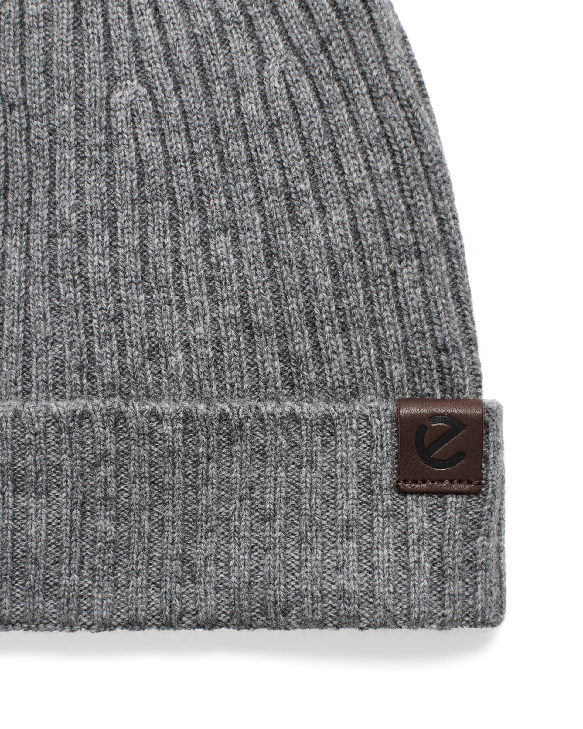 Damska czapka beanie ECCO® Classic - Szary - Detail-1