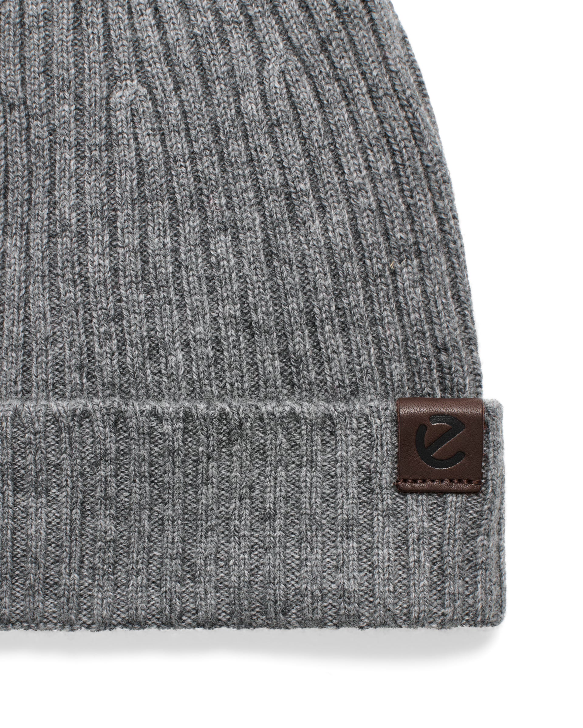Damska czapka beanie ECCO® Classic - Szary - Detail-1