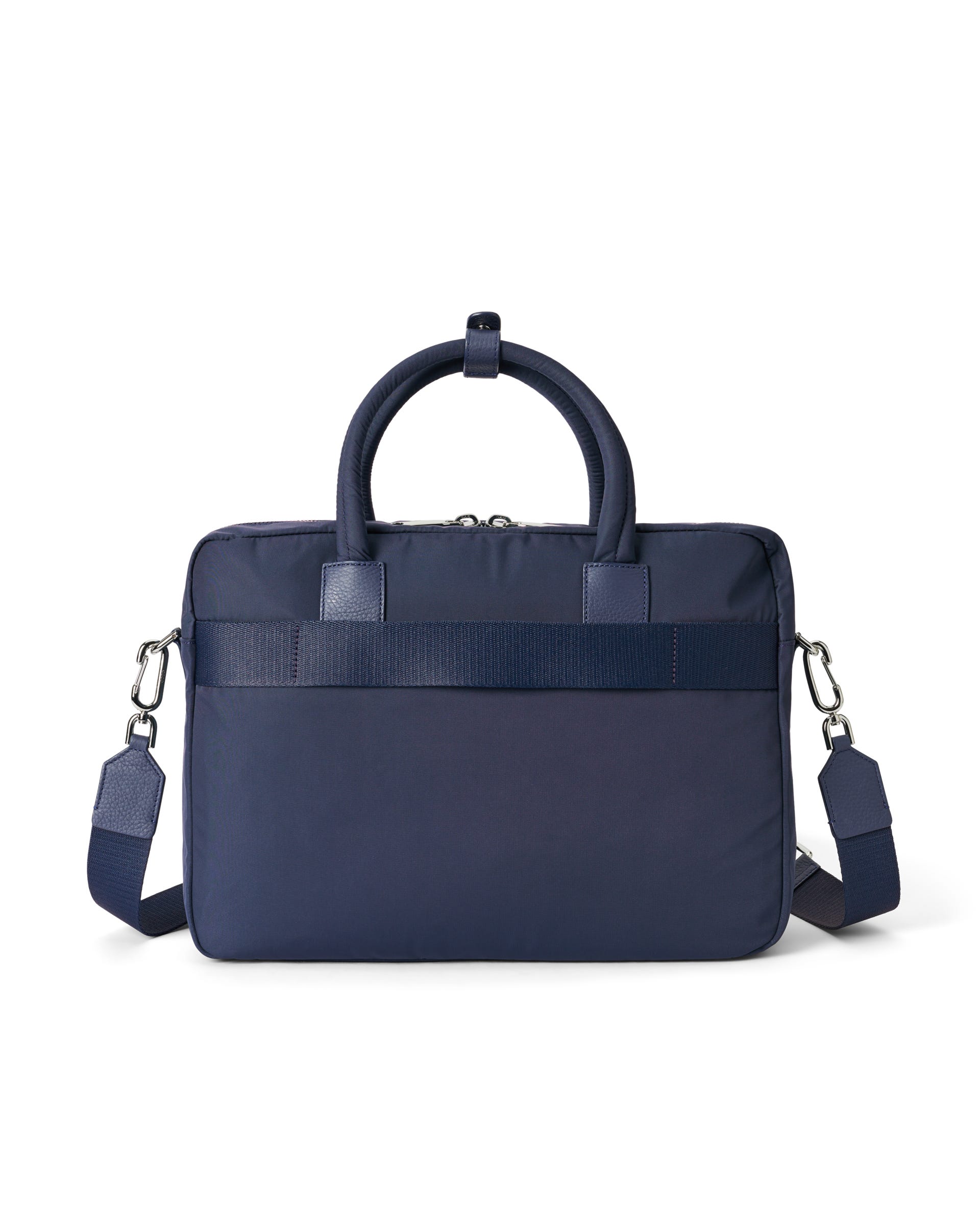 ECCO® Voyager - Leather Travel 12hr Folio Bag - Blue - Back