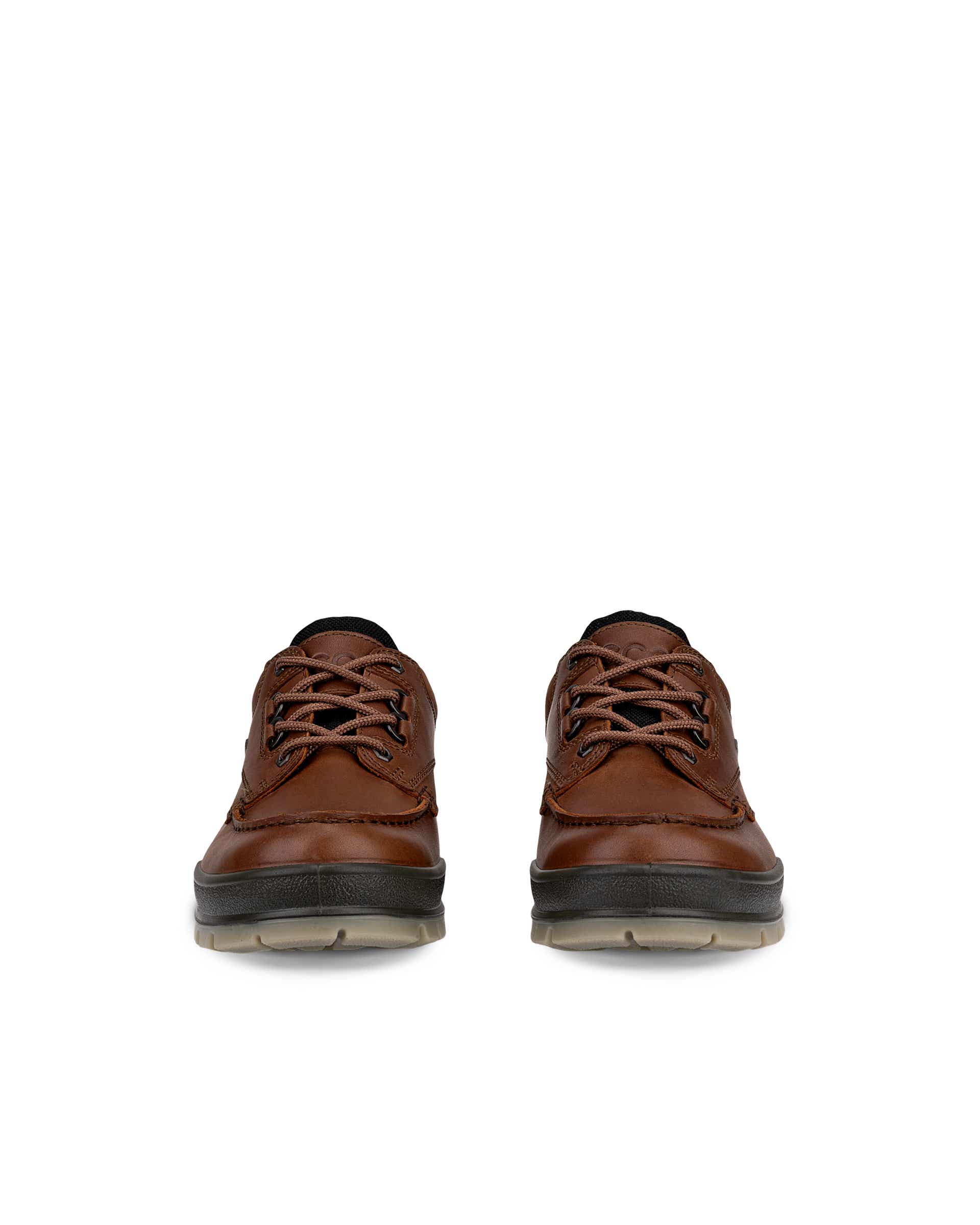 ECCO® Track 25 Heren leren Gore-Tex sneaker - Bruin - Front pair