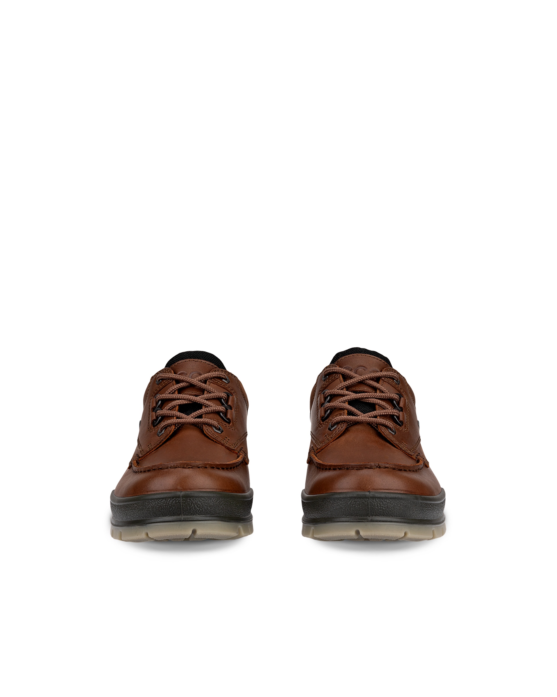 ECCO® Track 25 Heren leren Gore-Tex sneaker - Bruin - Front pair