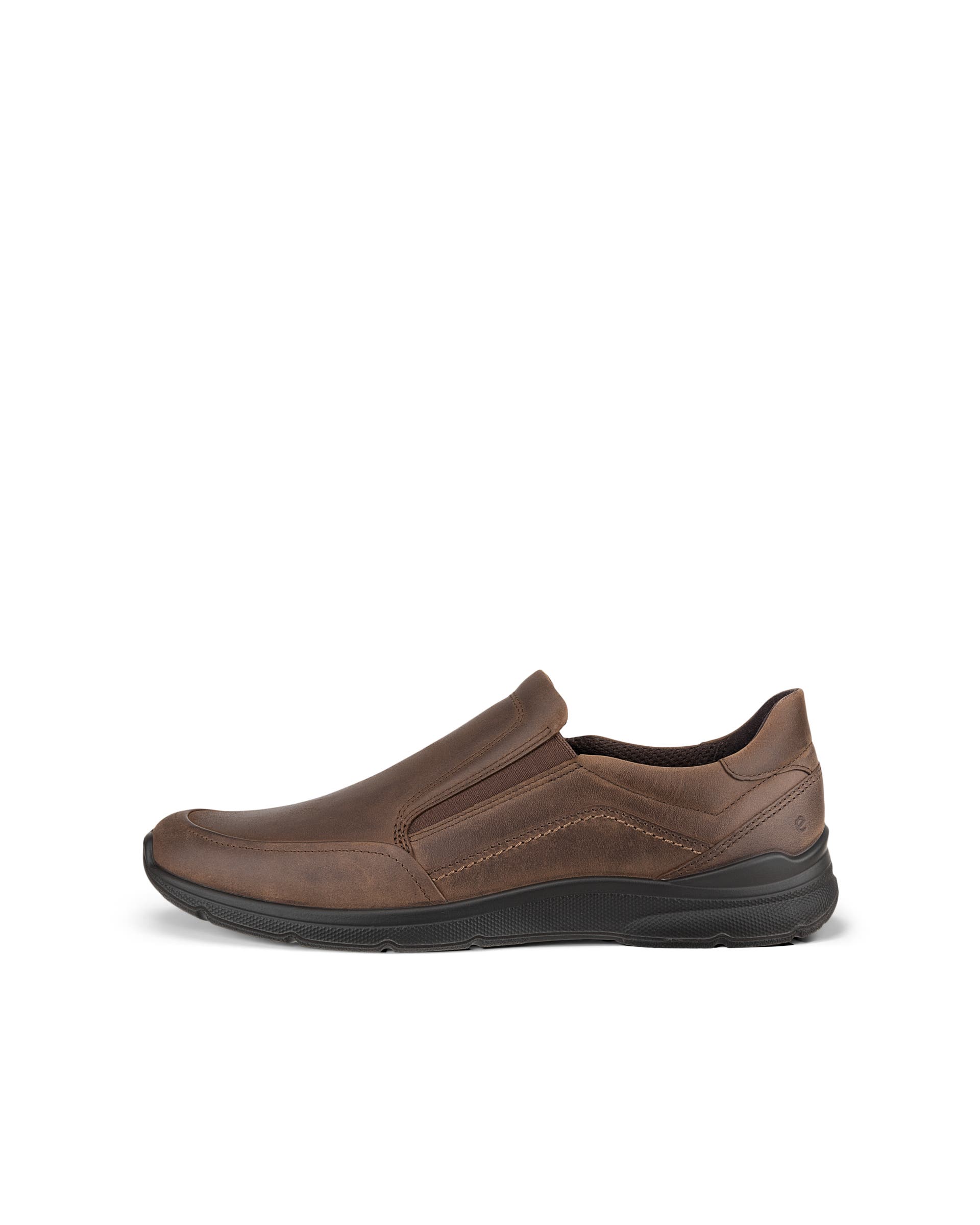 ECCO® Irving Heren nubuck instapper - Bruin - Outside