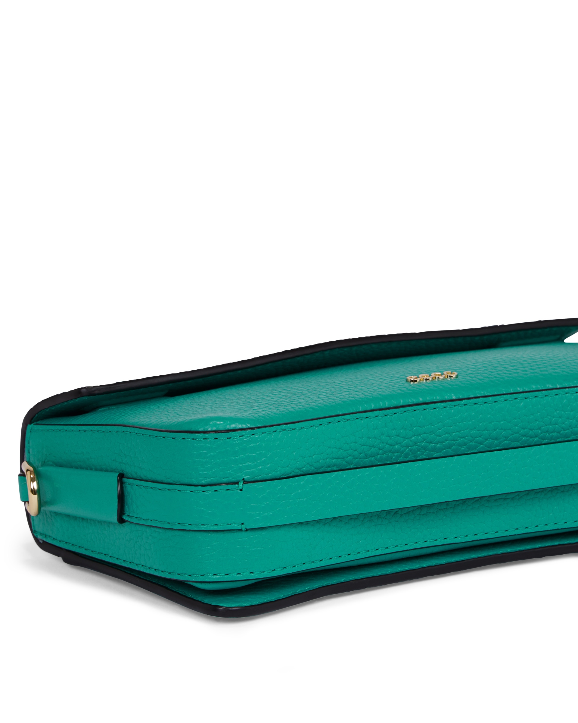ECCO® Pinch Pop Pebbled Leather Pinch Crossbody Bag | Green