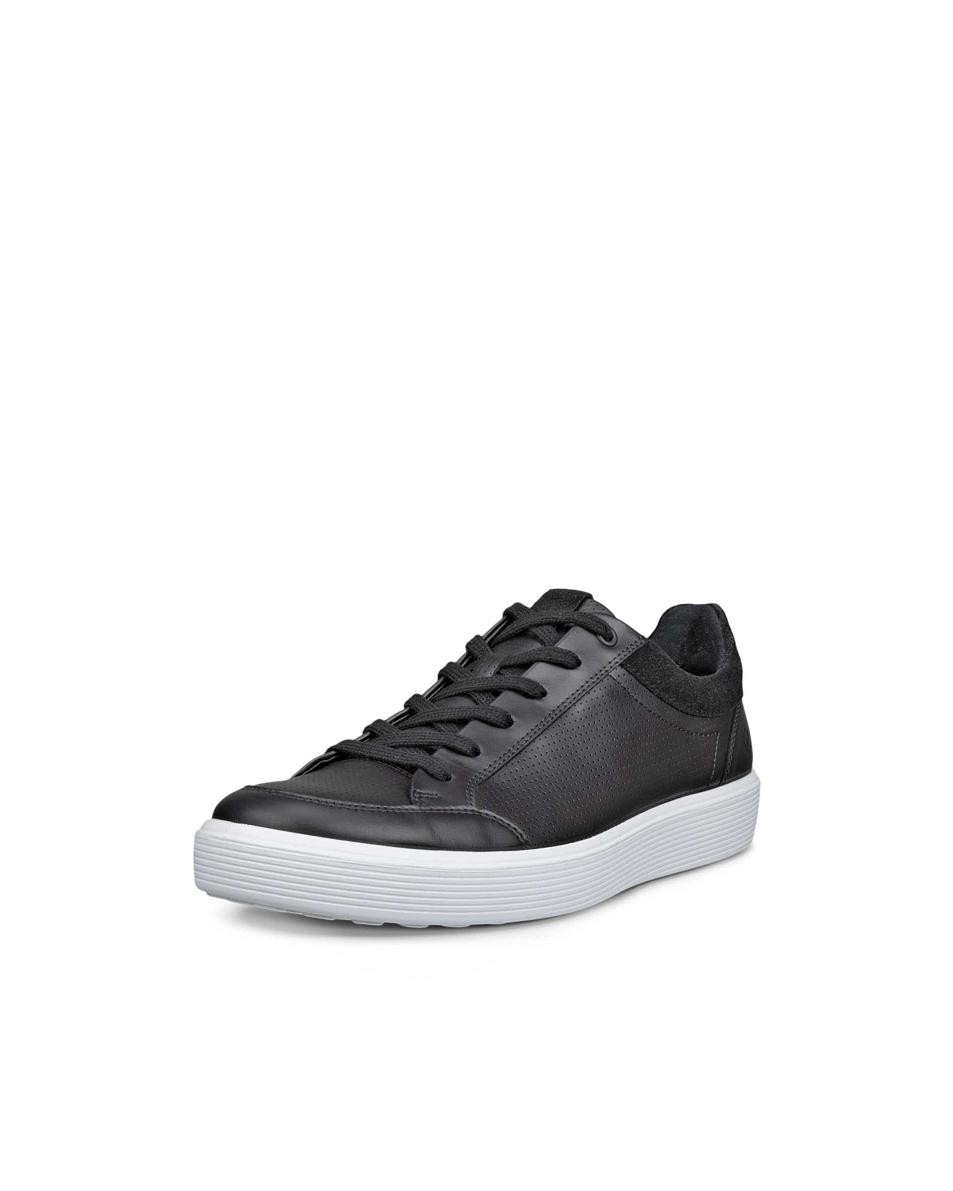 Men's ECCO® Soft 60 Leather Shoe - Black - Main