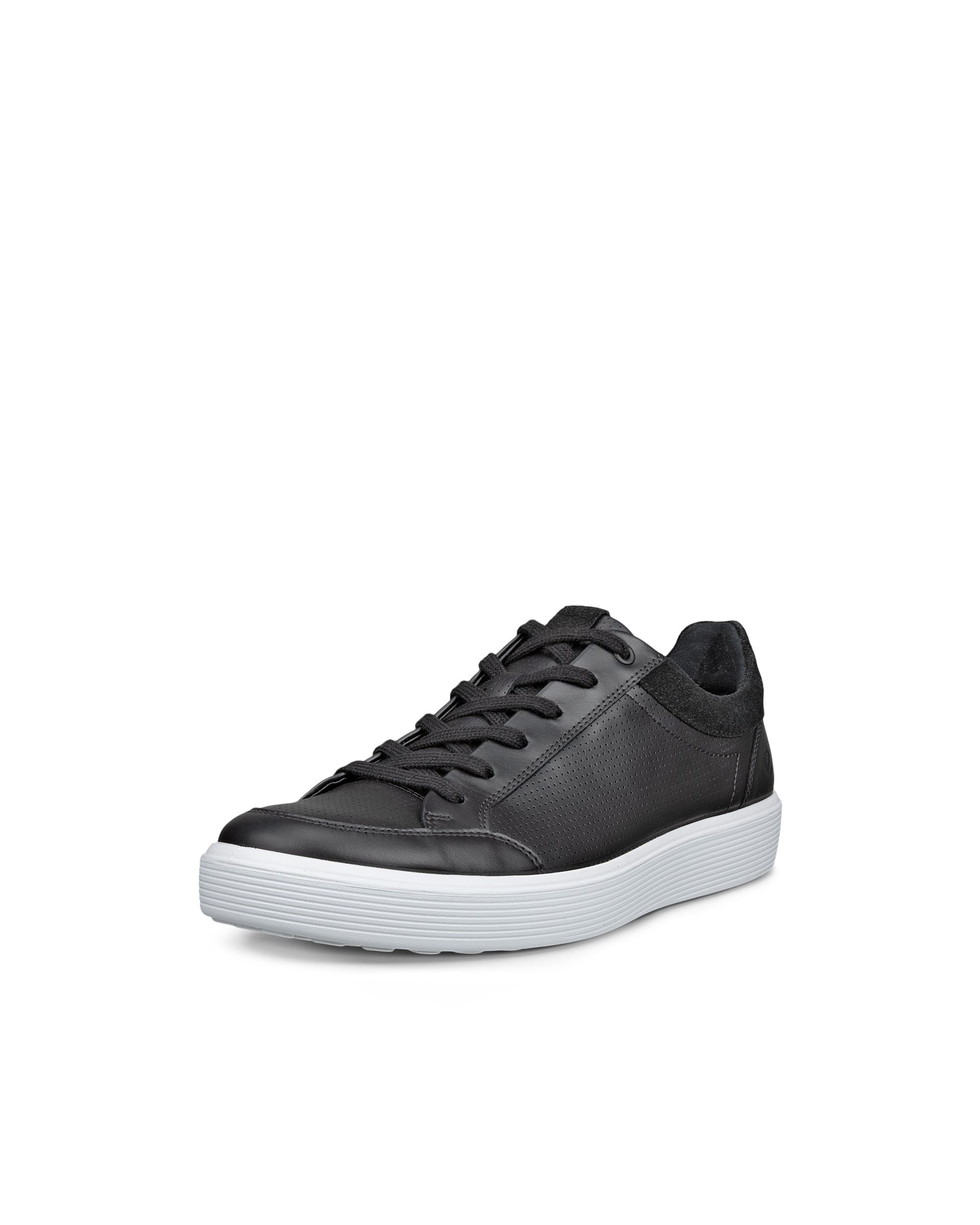Men's ECCO® Soft 60 Leather Shoe - Black - Main