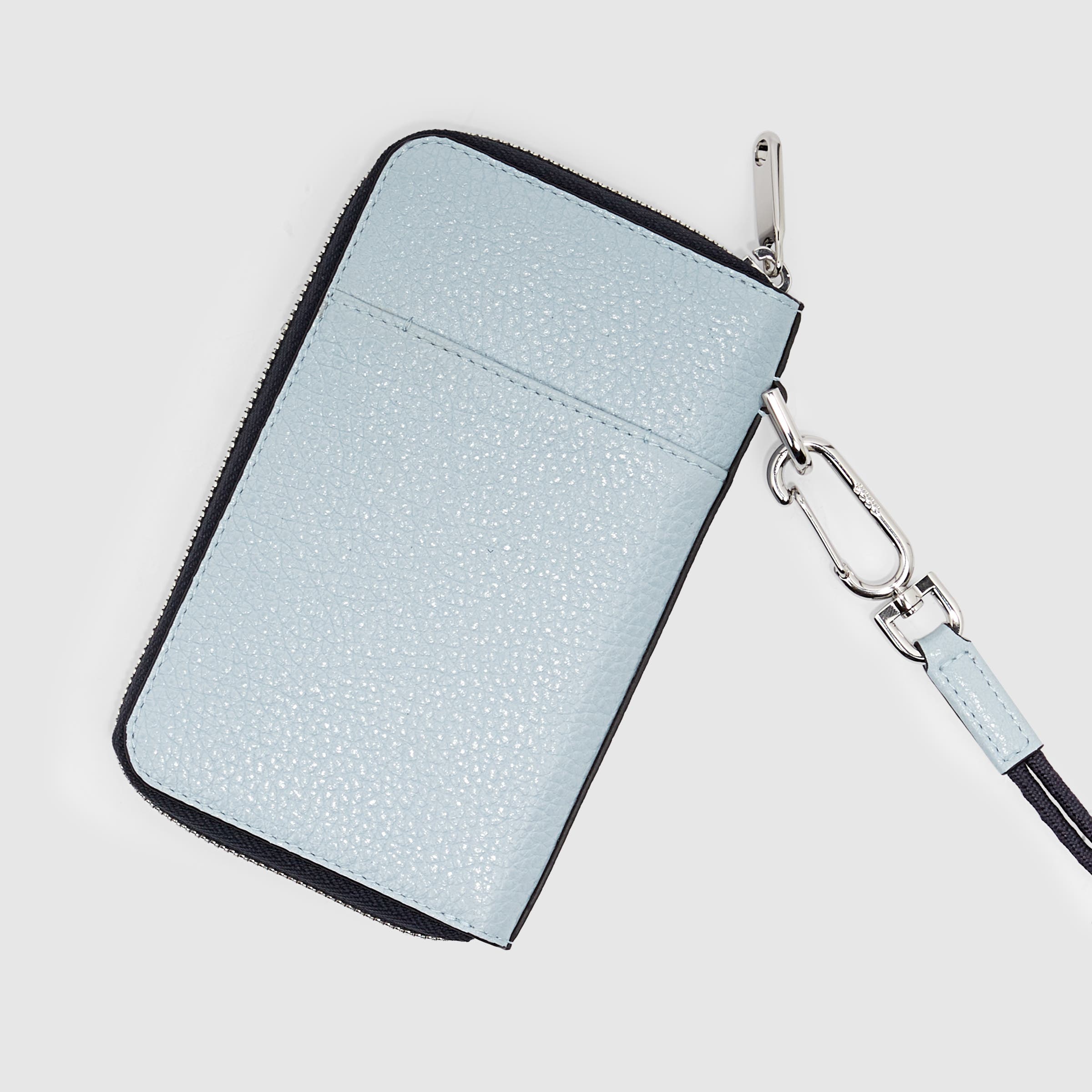 ECCO Wet レザースマホウォレット L - ブルー - Back