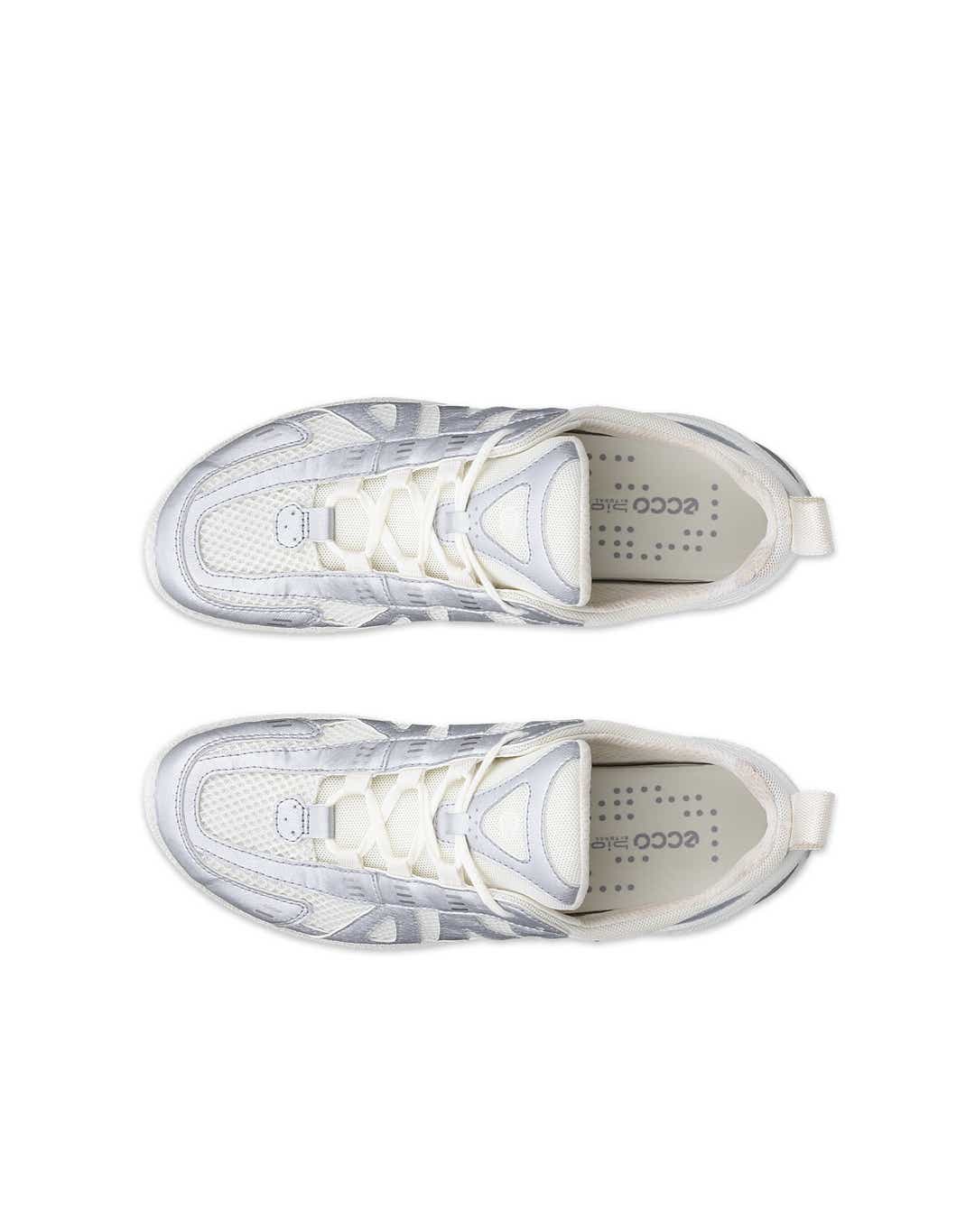 ECCO® BIOM LITE dames outdoorsneaker van textiel | Zilver