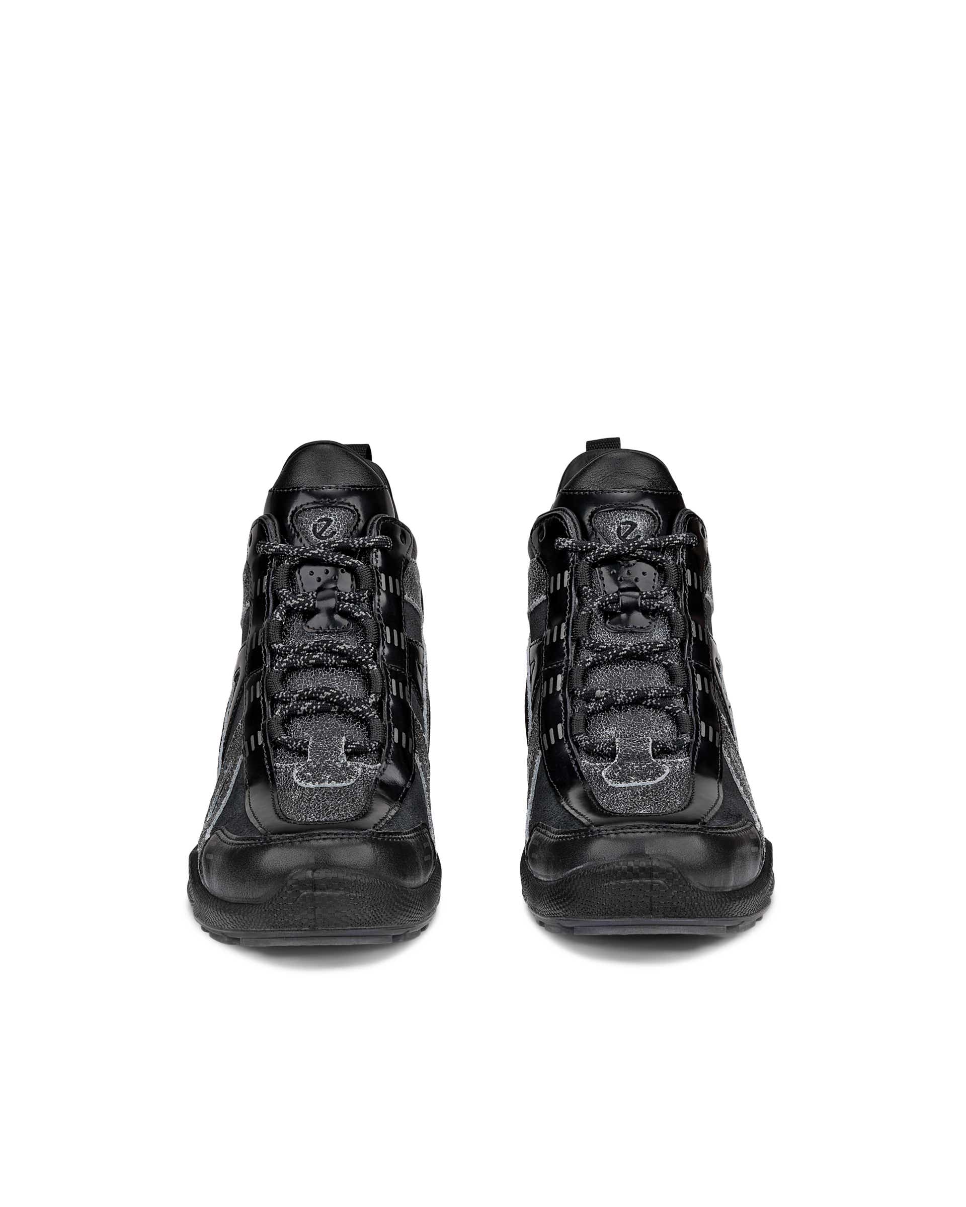 ECCO® BIOM C 65 Damen Lederstiefel - Schwarz - Front pair