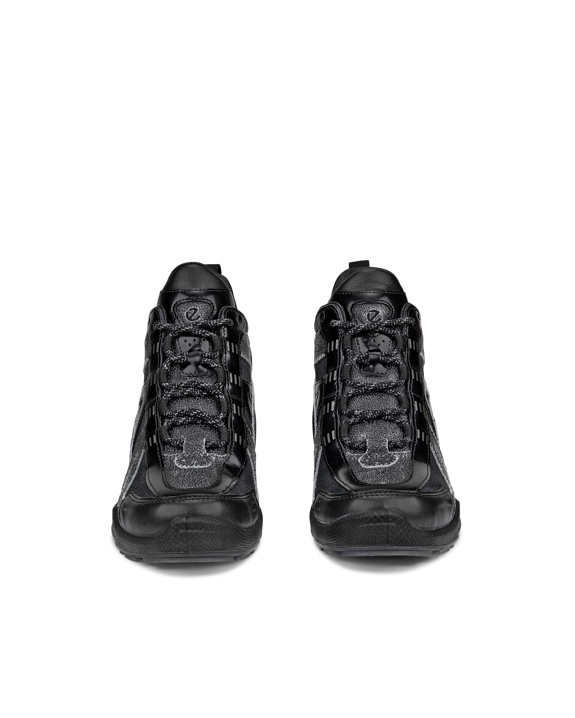 ECCO® BIOM C 65 Damen Lederstiefel - Schwarz - Front pair