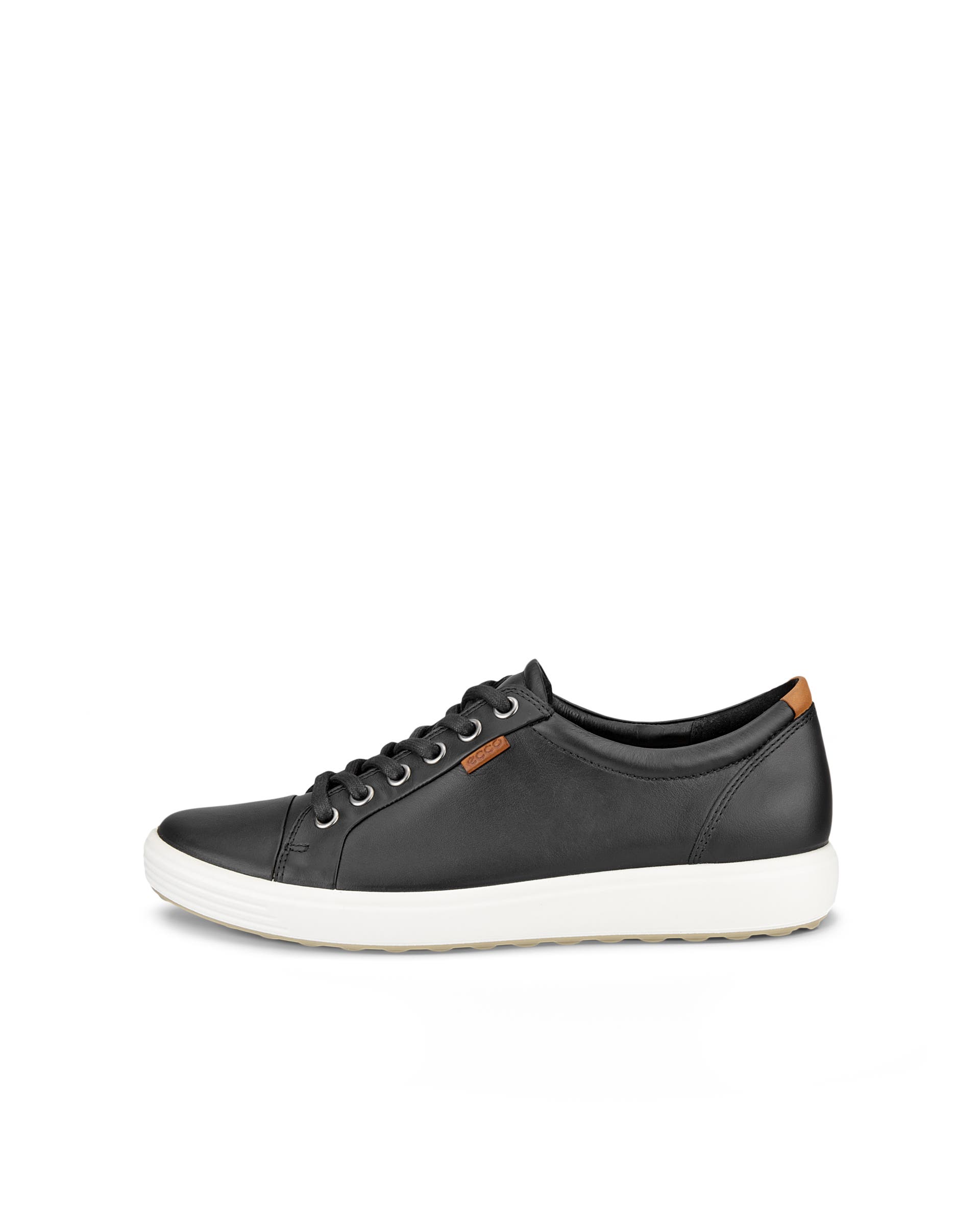 ECCO® Soft 7 Skinnsneaker dam - Svart - Outside