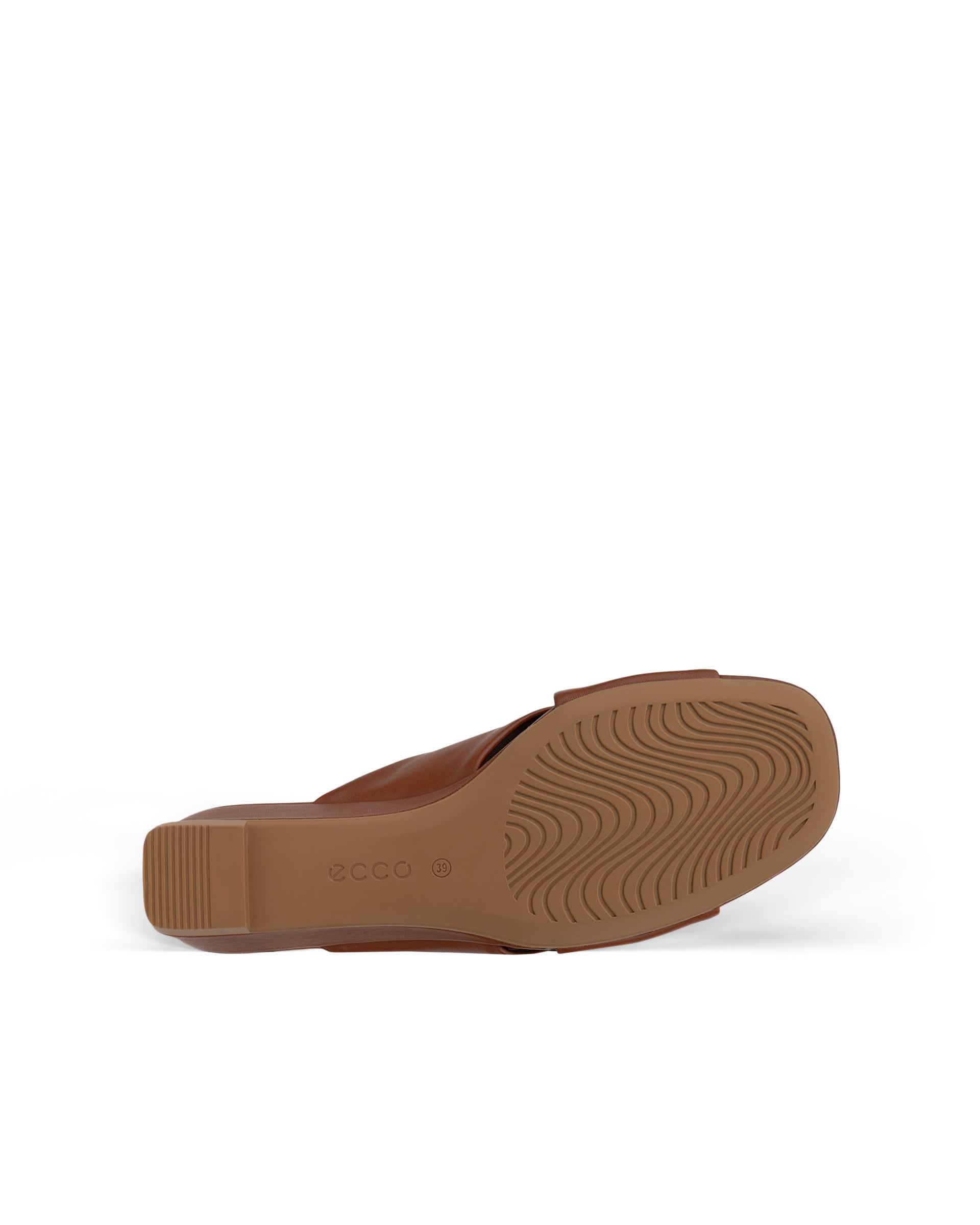 ECCO ASTRID WEDGE WOMEN'S SLIDE - Brown - Sole
