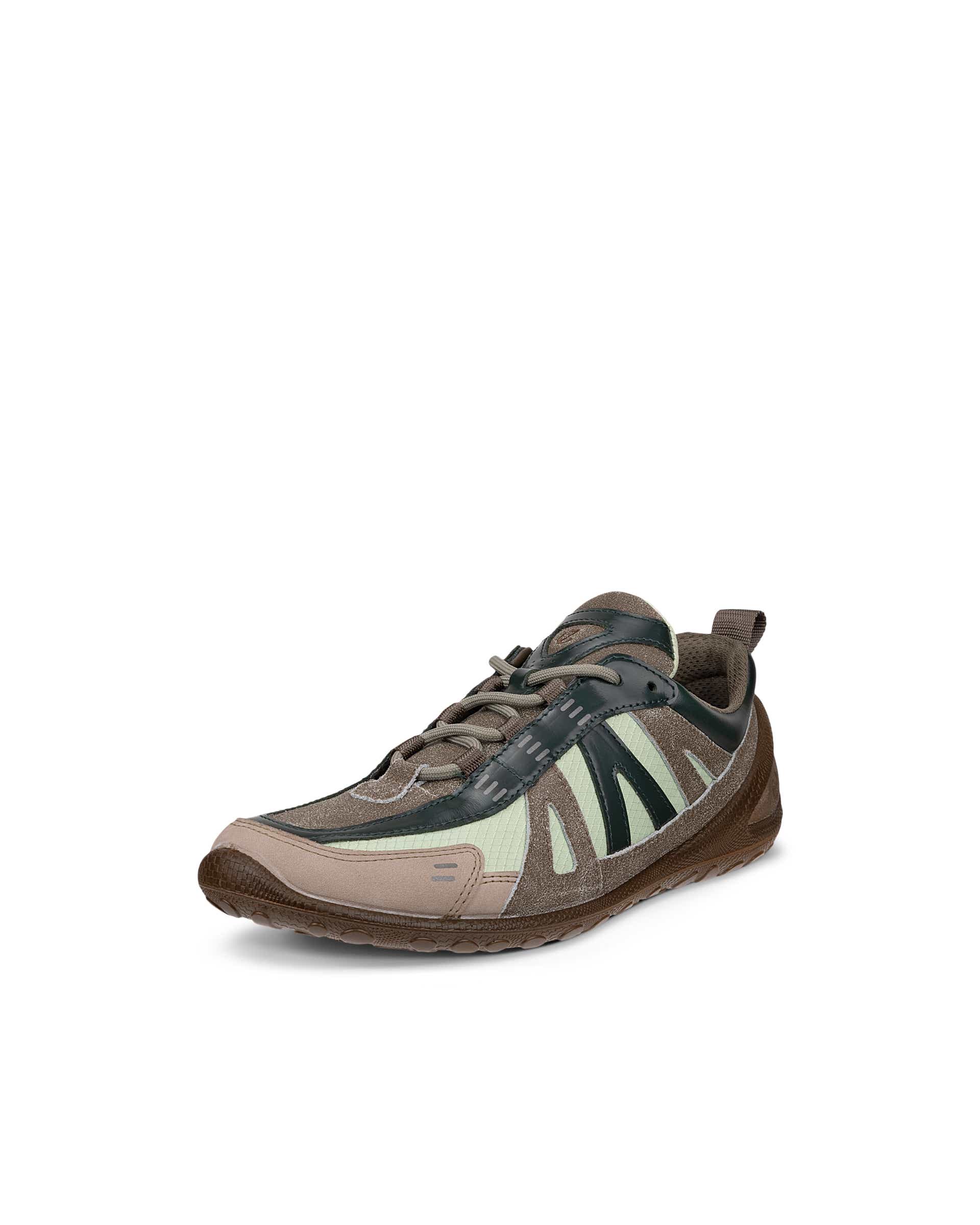 ECCO® BIOM Lite baskets de plein air en cuir pour femme - Vert - Main