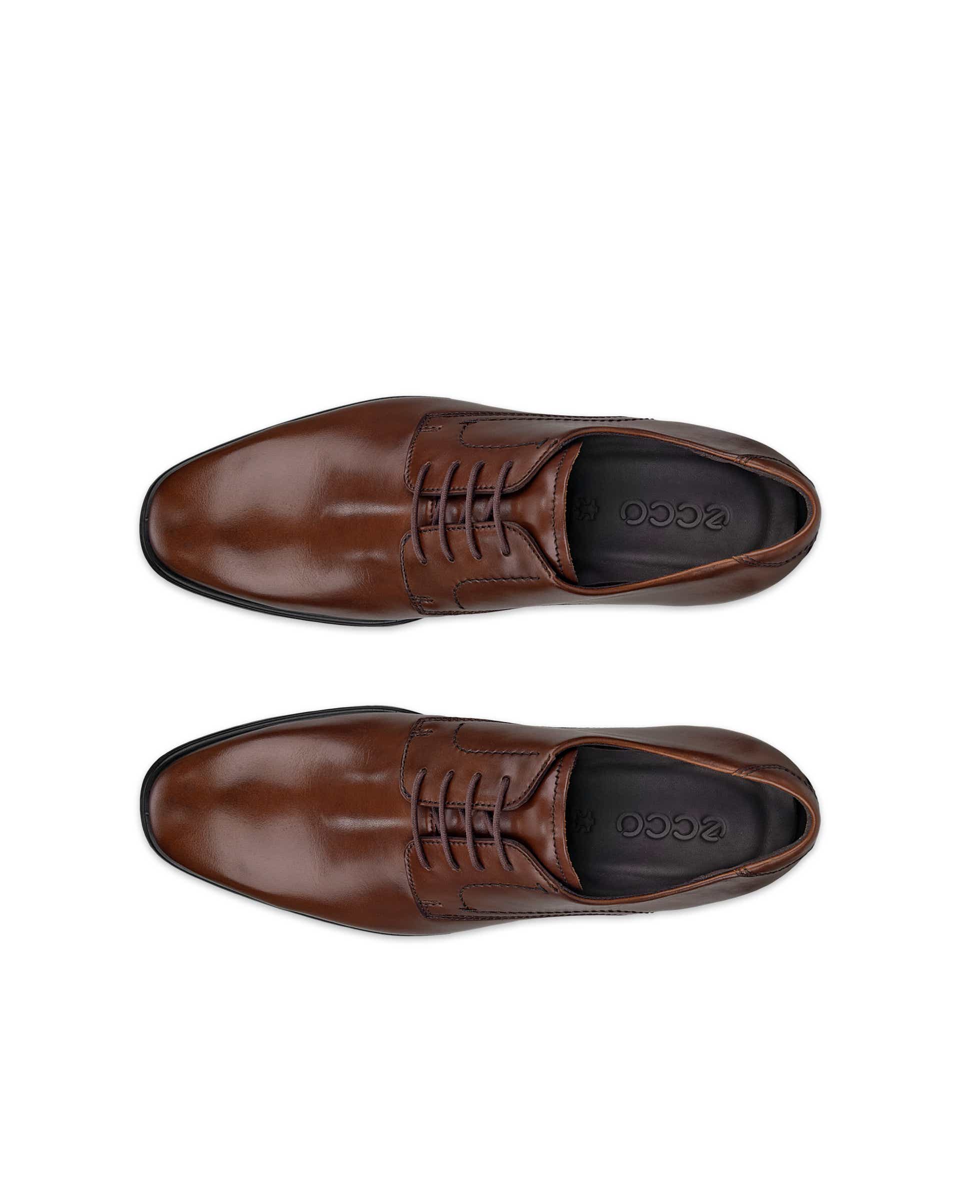 ECCO MELBOURNE TIE MEN'S SHOE - Brown - Top left pair