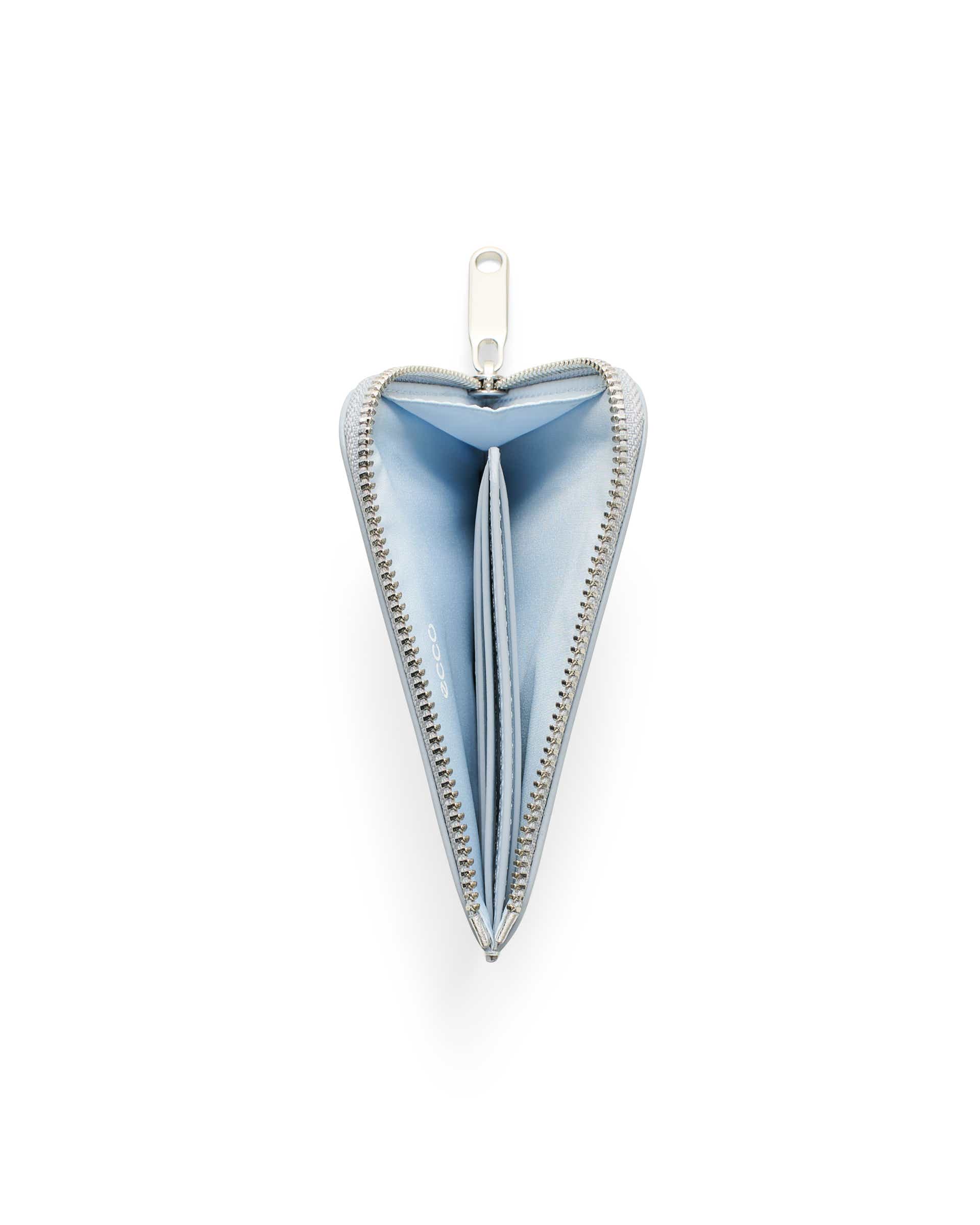 ECCO® CARD CASE ZIPPED odinis kortelių dėklas moterims - Sidabrinė - Birdeye