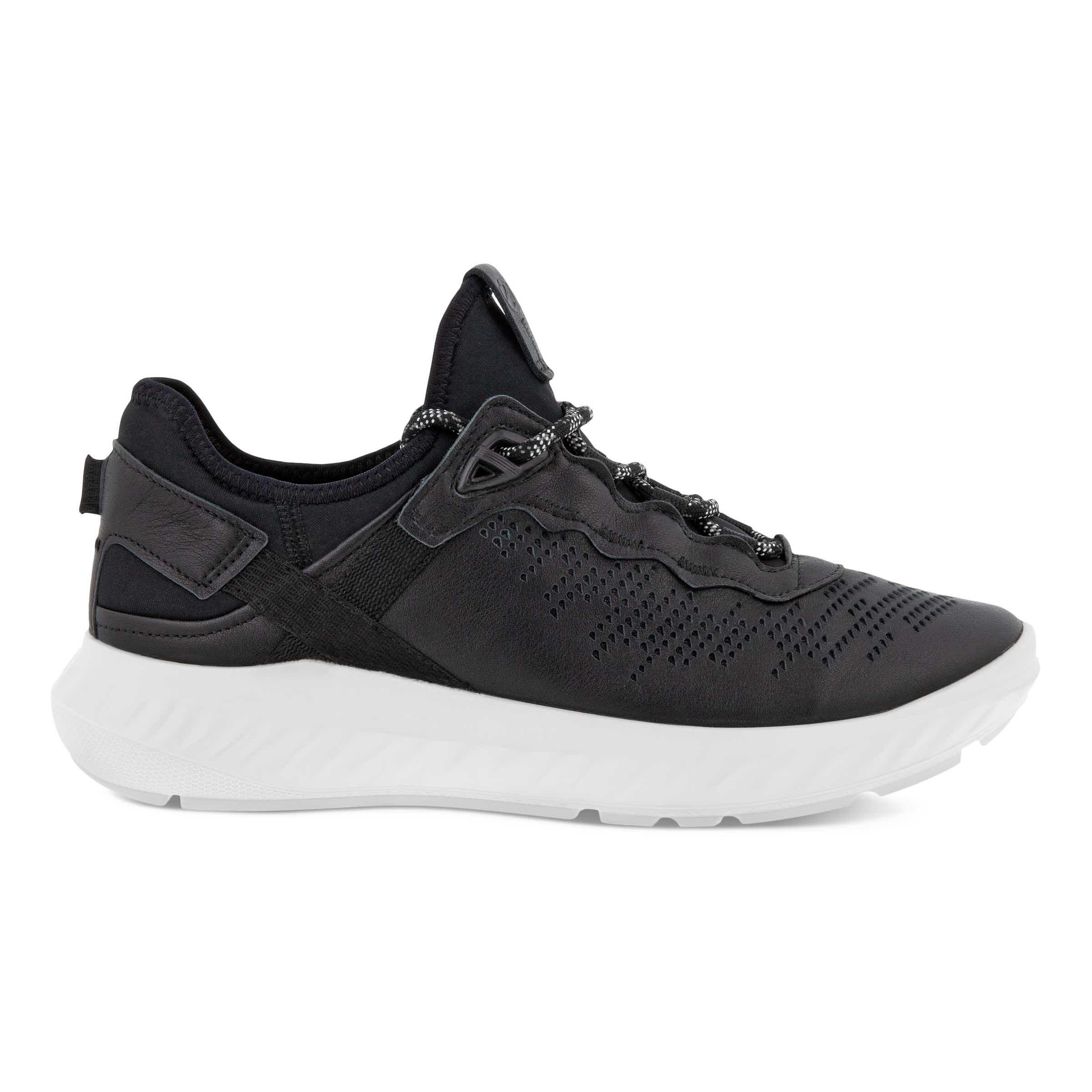 ECCO ATH 1F Low ウィメンズ レザースニーカー - ブラック - Outside