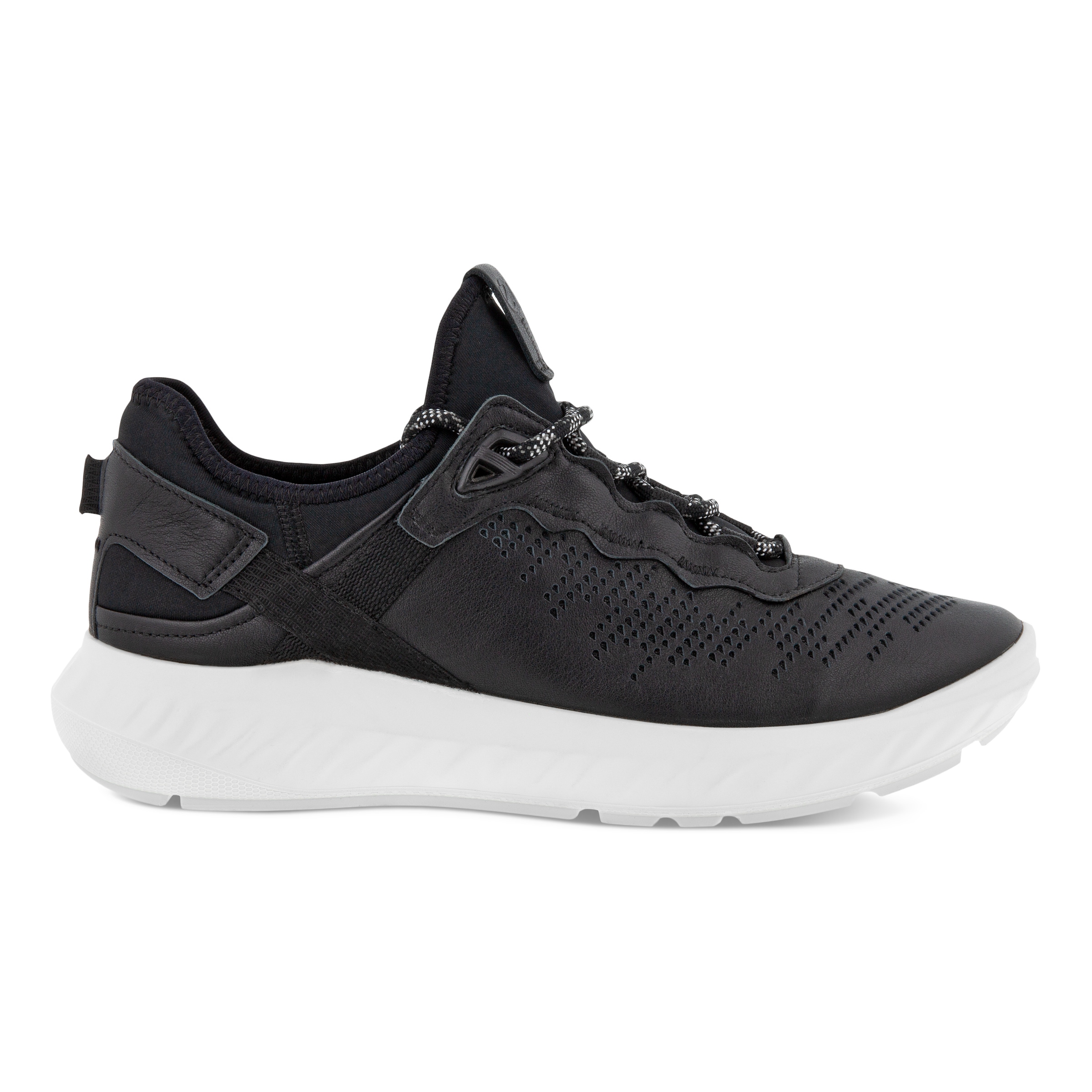 ECCO ATH 1F Low ウィメンズ レザースニーカー - ブラック - Outside