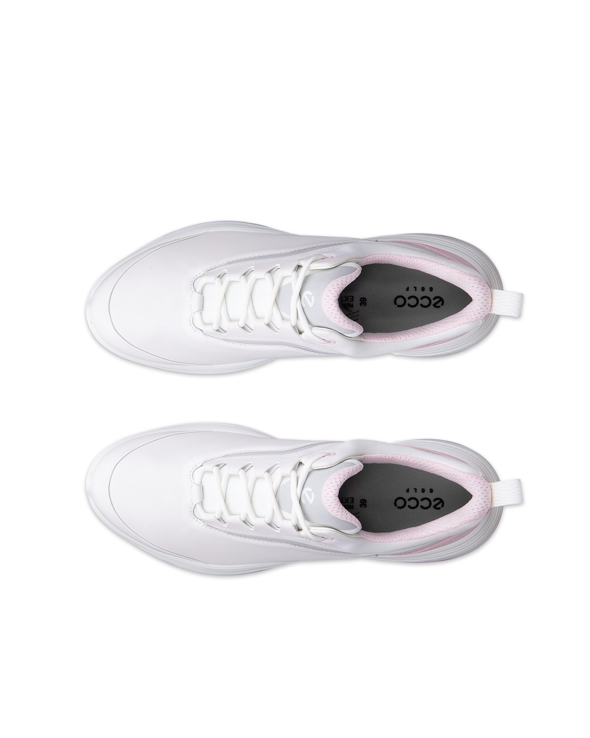 Women's ECCO® Golf LT1 Leather Waterproof Golf Shoe - White - Outside