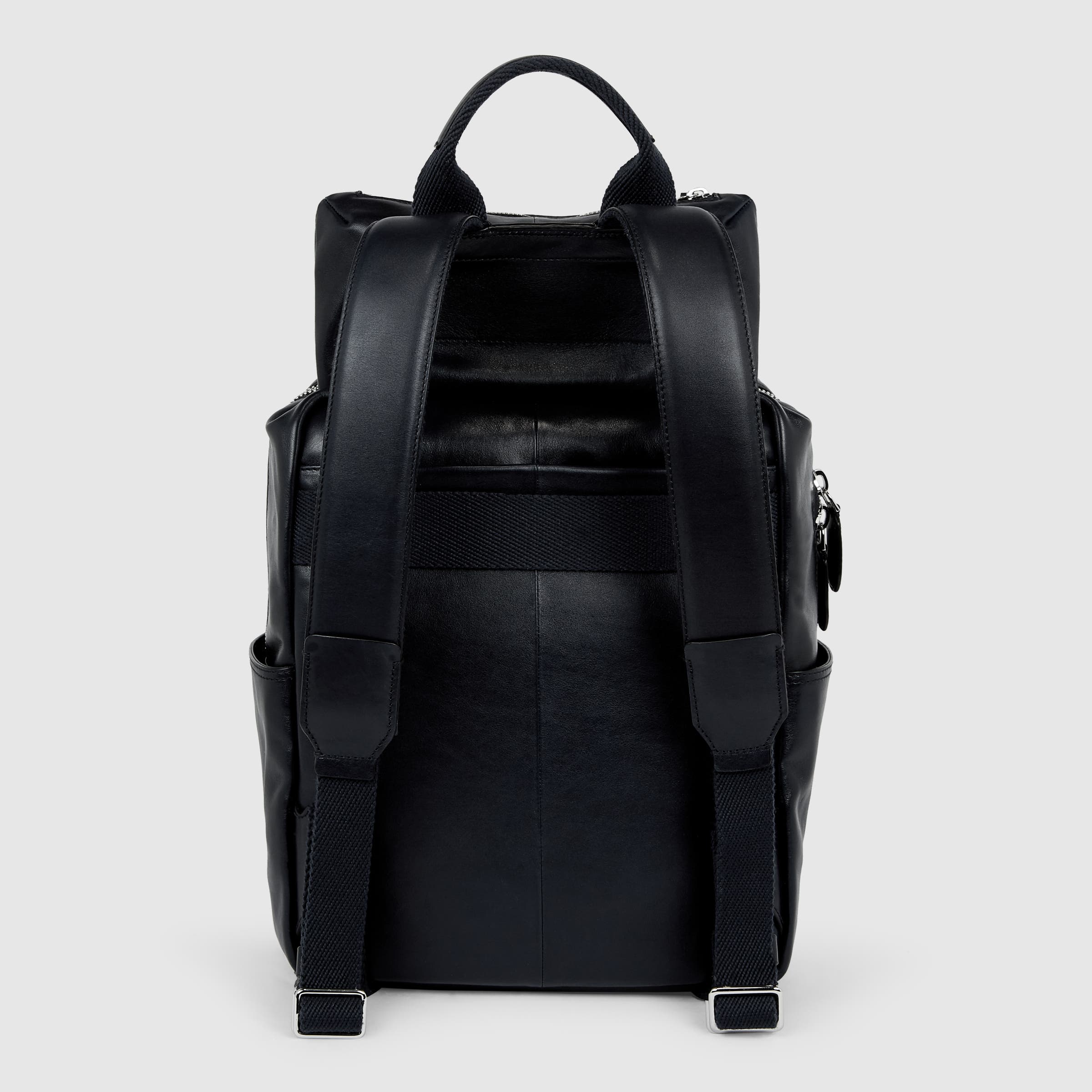 ECCO® Journey Leather Backpack - Blue - Back