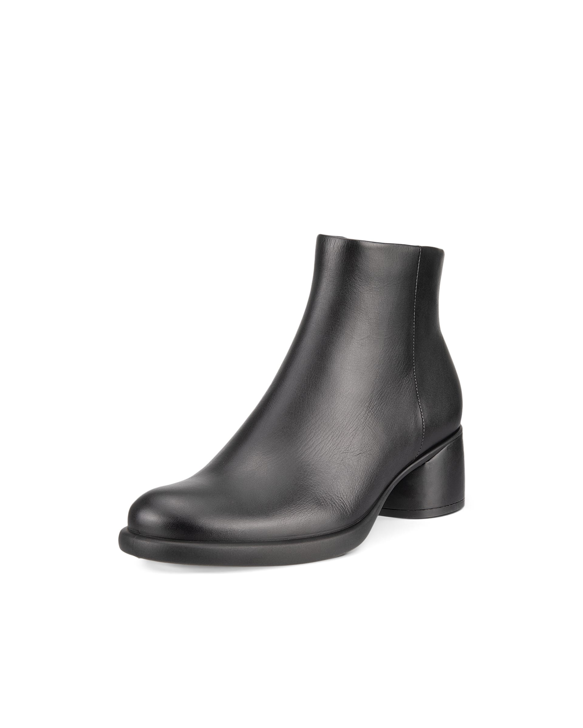 ECCO® Sculpted Lx 35 ženske srednje kožne čizme - Crna - Main