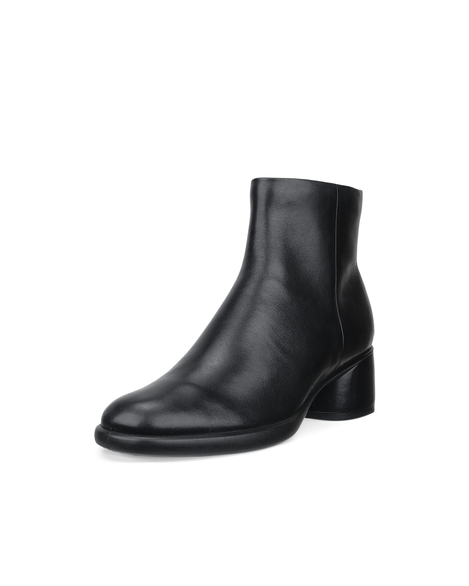 ECCO Sculpted LX 35 ウィメンズ レザーミッドカットブーツ - ブラック - Main