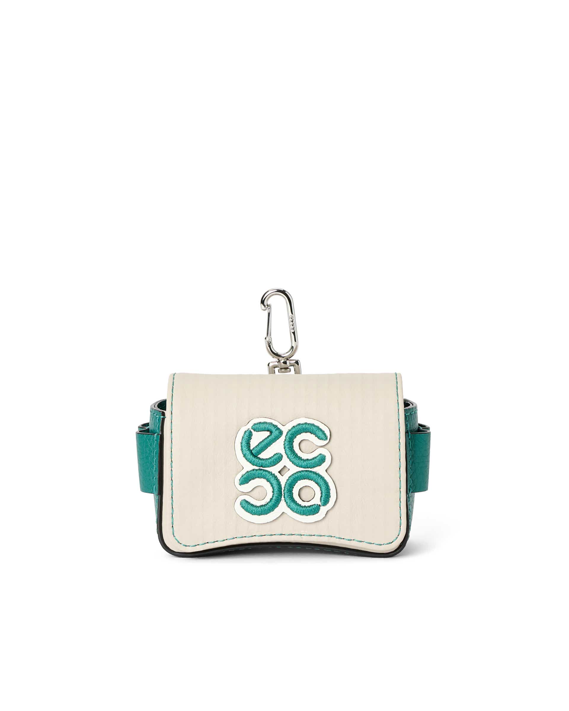 ECCO® Golf Zefer Leather Golf Ball Case - Beige - Main