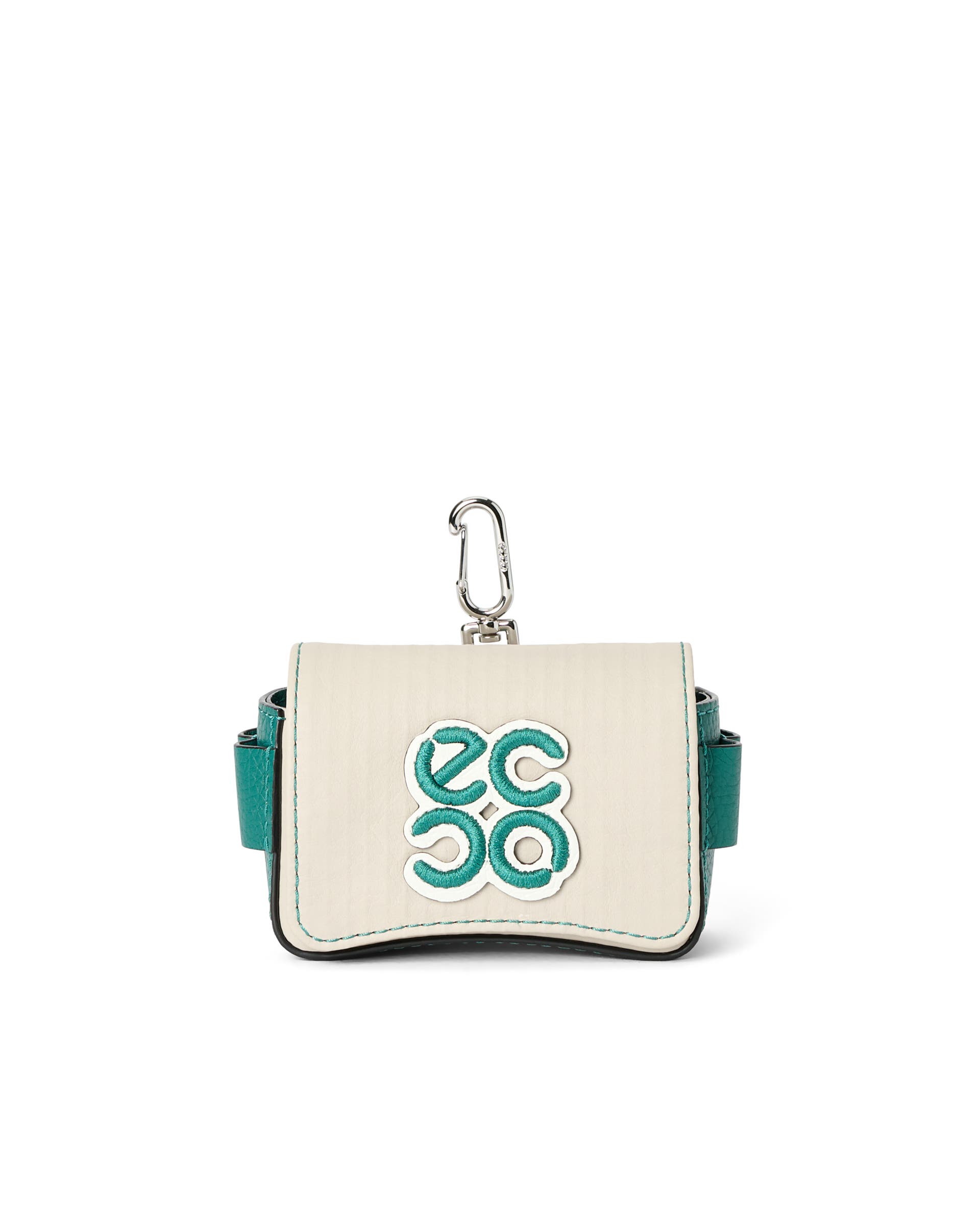 ECCO® Golf Zefer Leather Golf Ball Case - Beige - Main