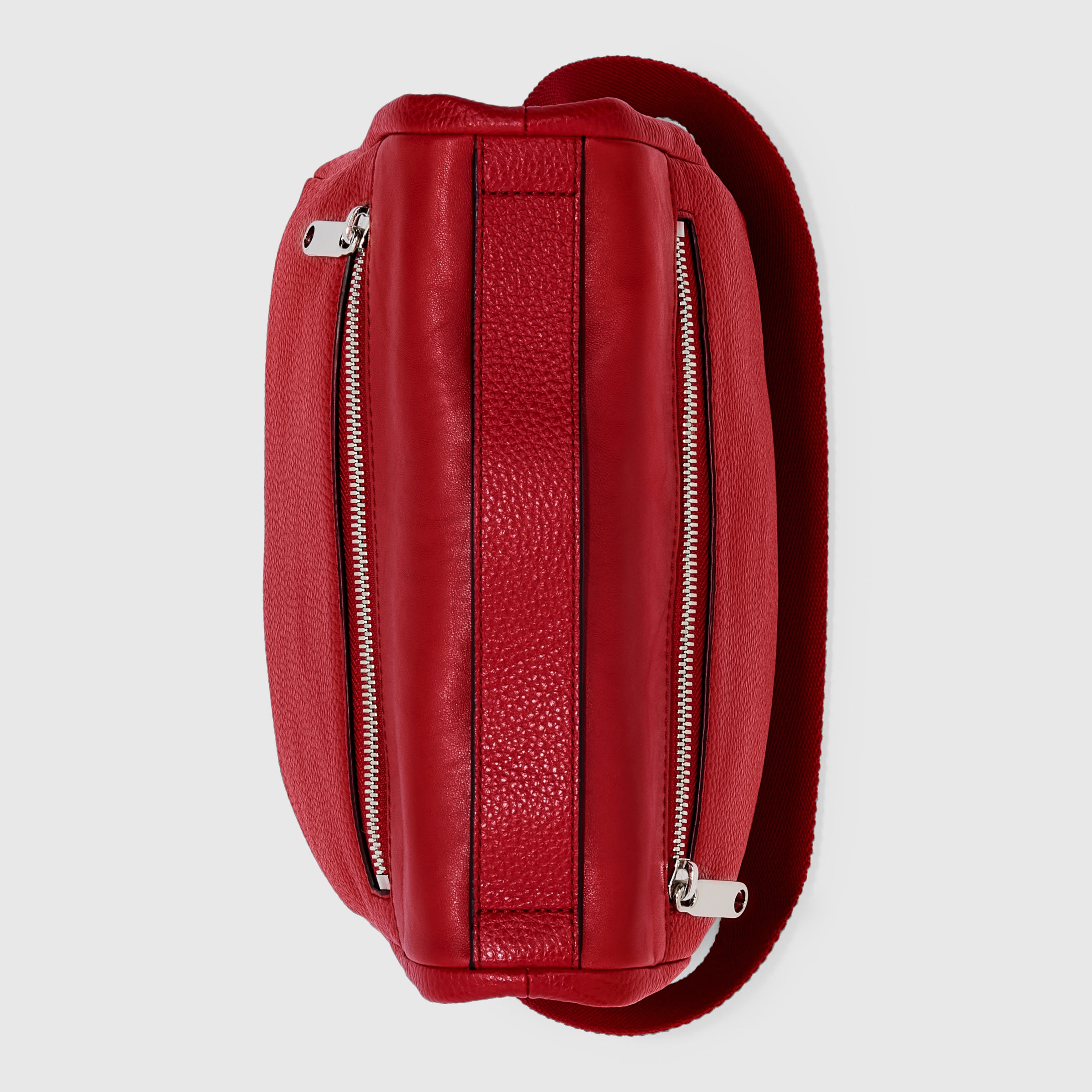 ECCO® Textureblock Leather Crossbody Bag - Red - Birdeye