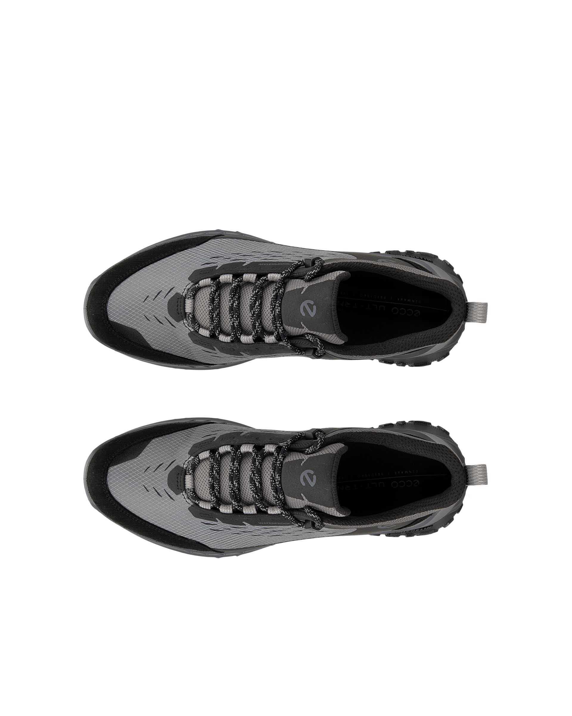 Men's ECCO® ULT-TRN Textile Outdoor Trainer - Grey - Top left pair