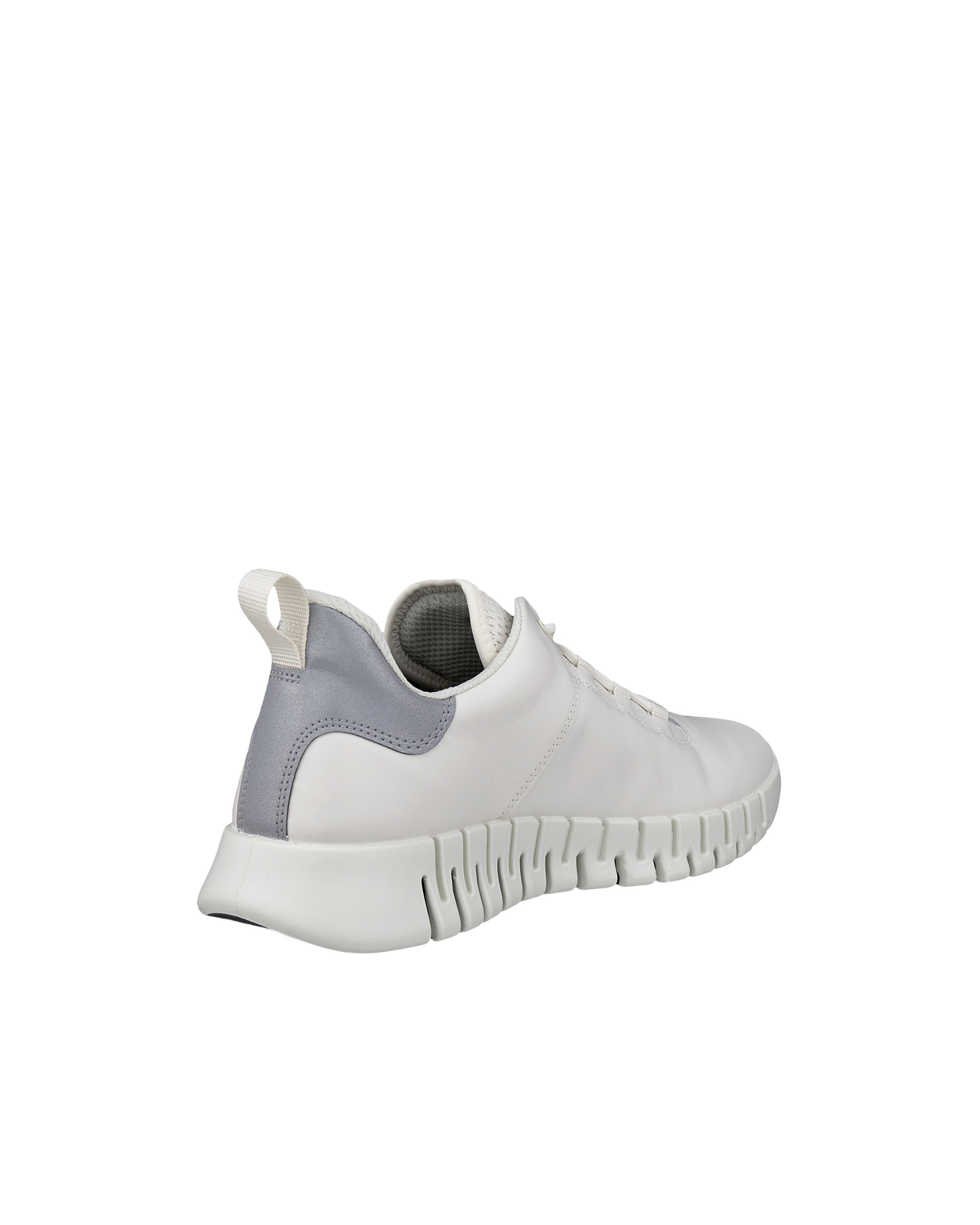 ECCO® Gruuv baskets en cuir pour homme - Blanc - Back