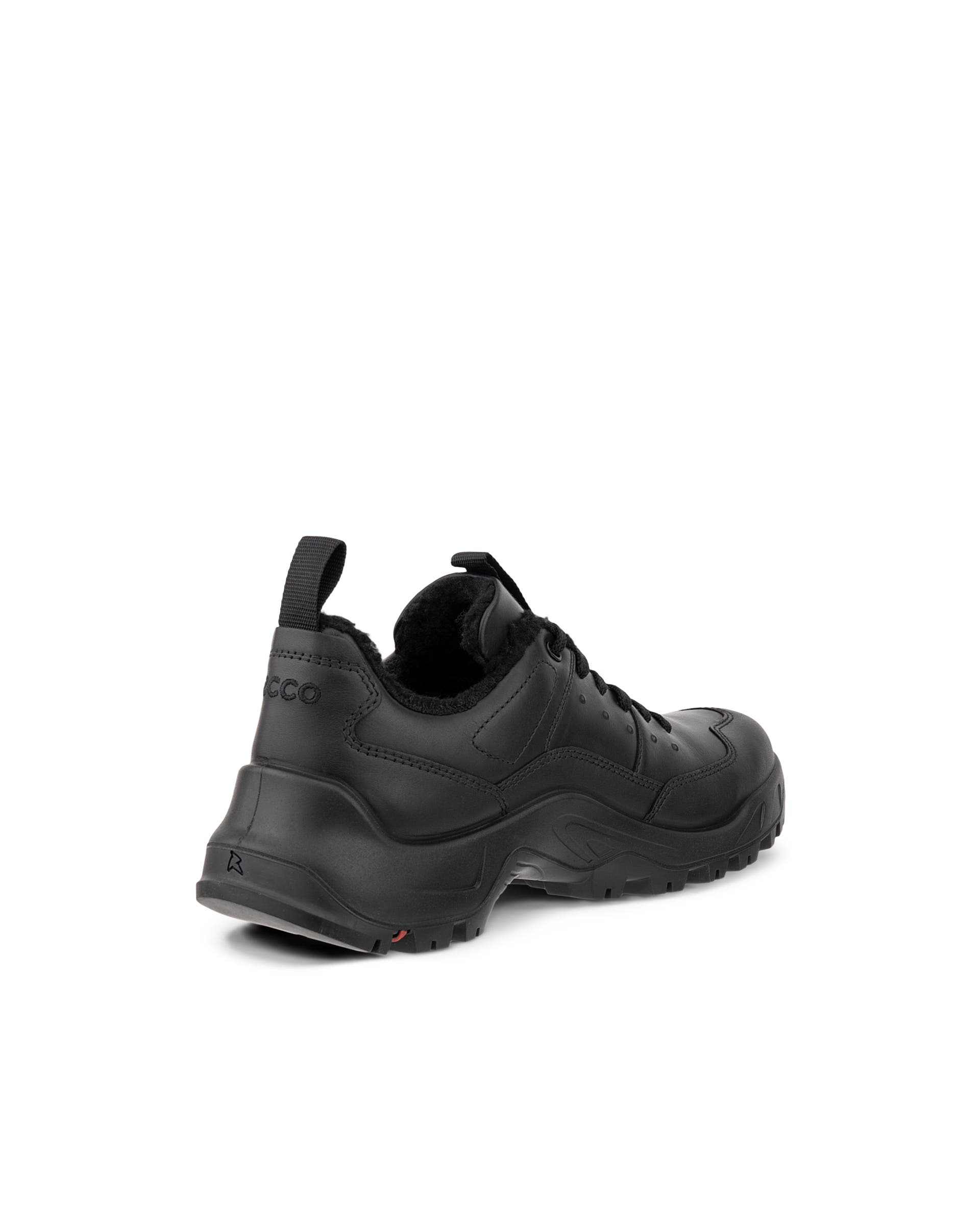 Men's ECCO® Offroad Leather Waterproof Shoe - Black - Back