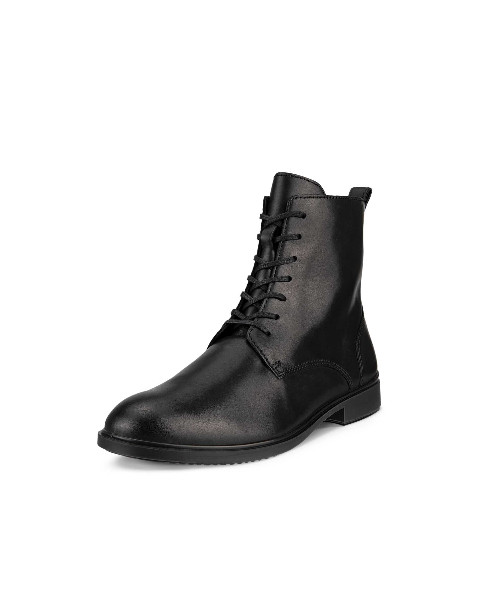 ECCO® Dress Classic 15 Dames leren veterlaars - Zwart - Main