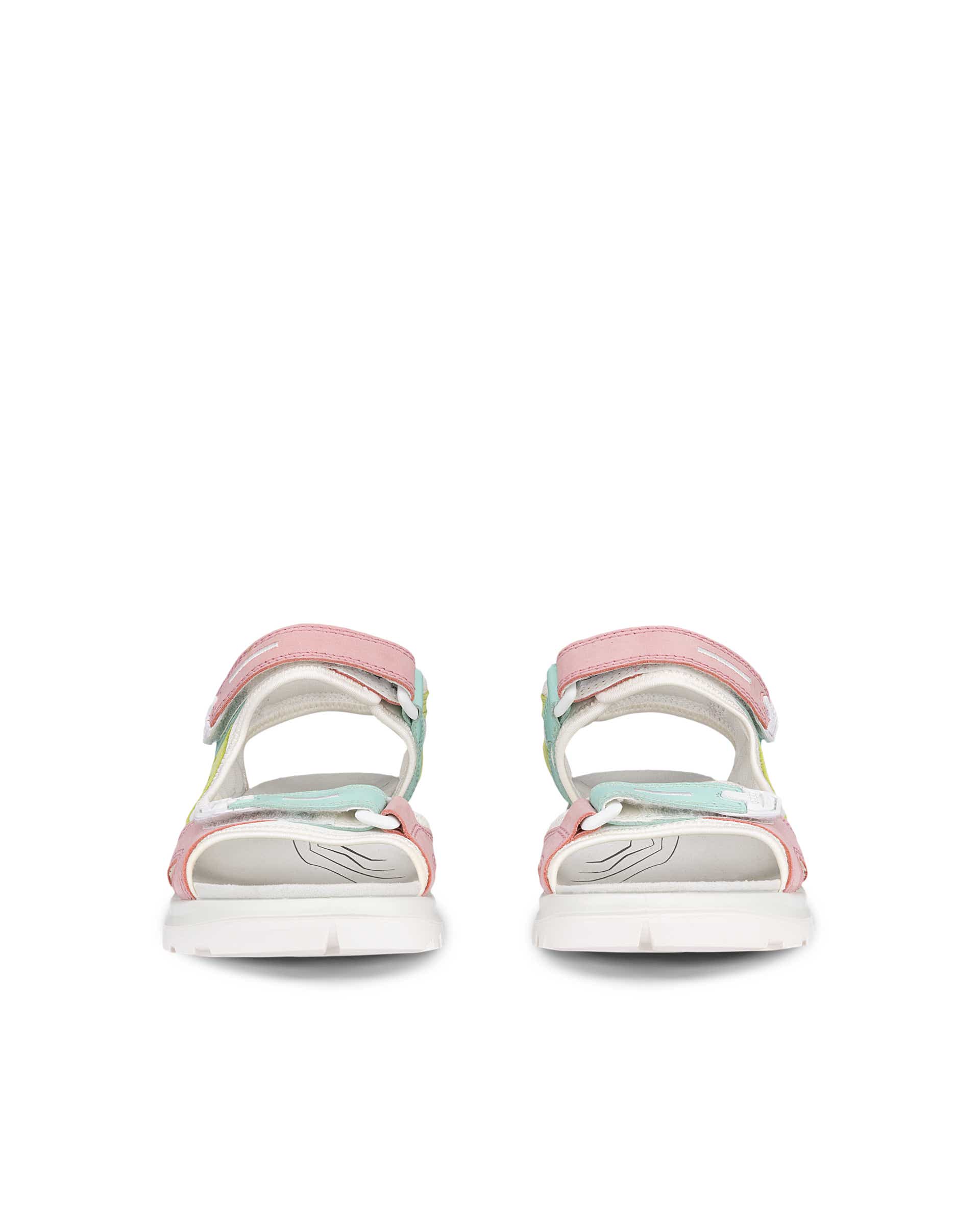 Women's ECCO® Offroad Nubuck Hiking Sandal - Multicolour - Front pair